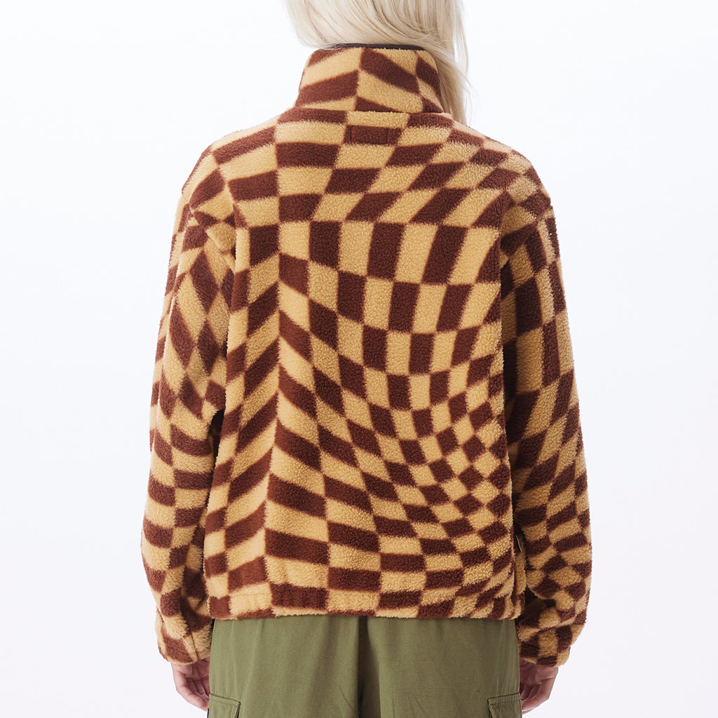WAVY POP OVER JACKET SEPIA MULTI | OBEY Clothing