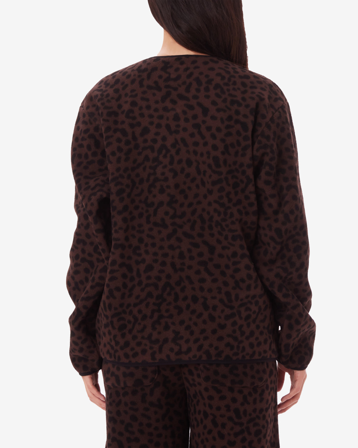 obey dottie liner jacket java brown multi