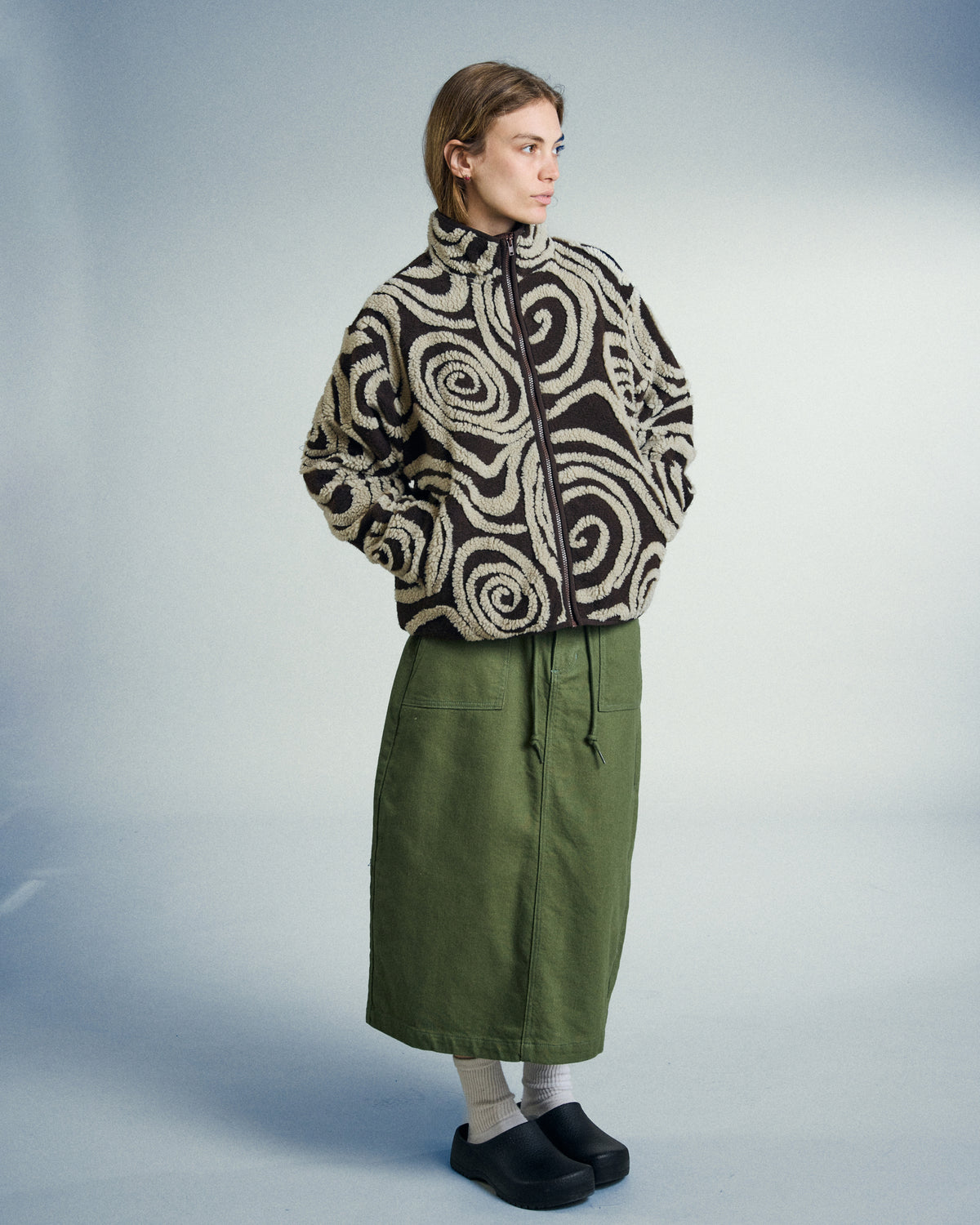 SWIRLS JACQUARD JACKET