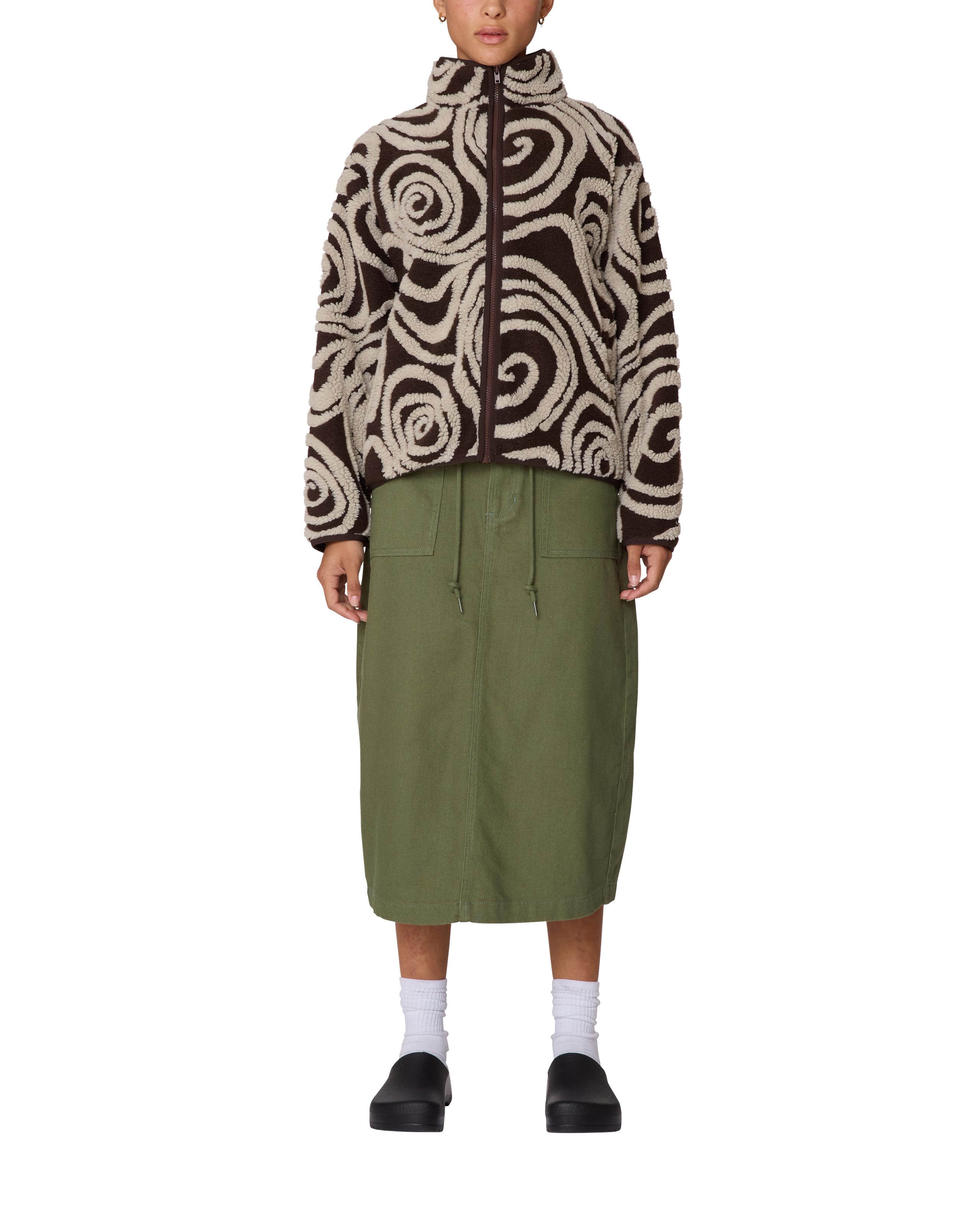 SWIRLS JACQUARD JACKET (zoomed)