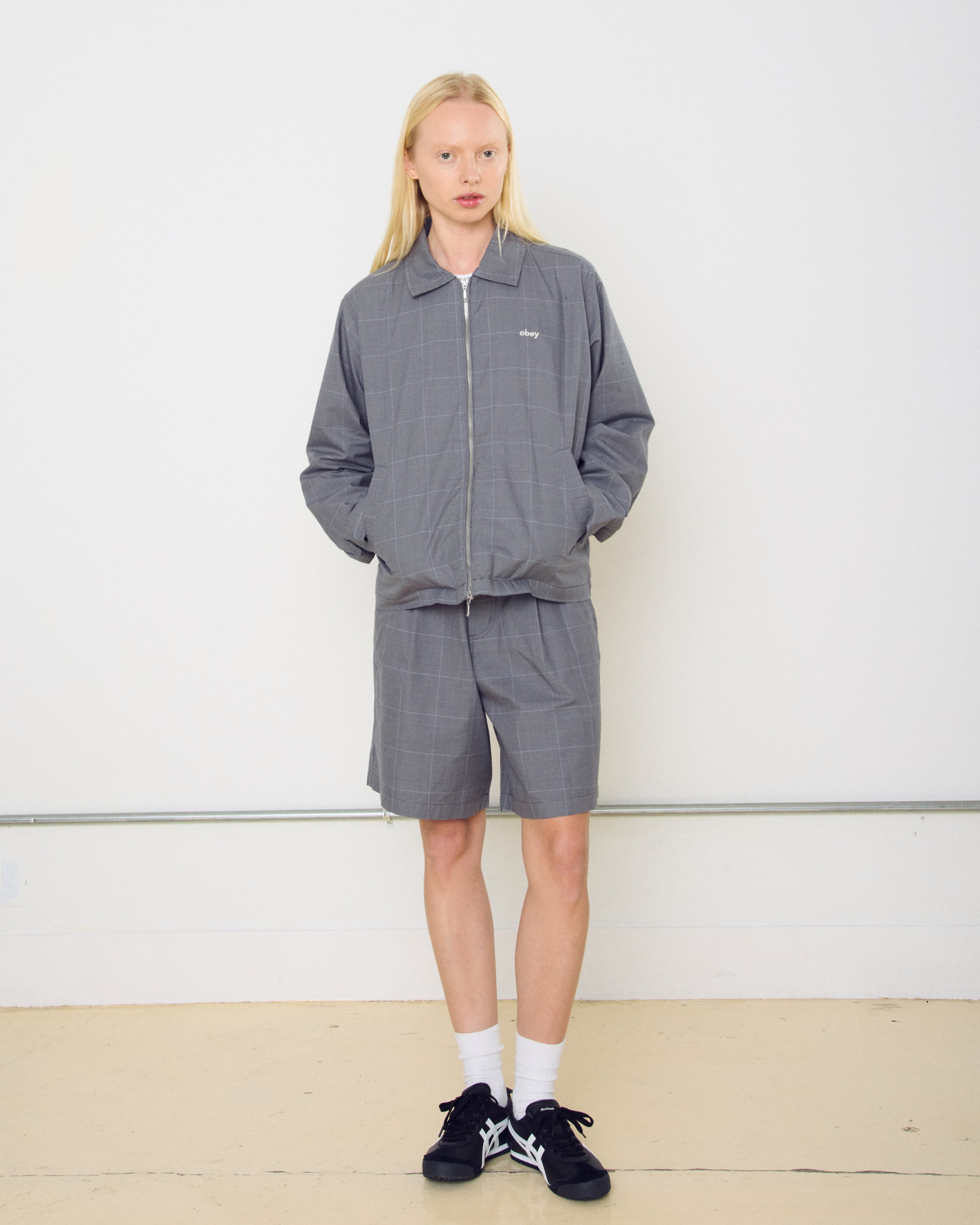 OLIVIA PLAID JACKET – OBEY CLOTHING