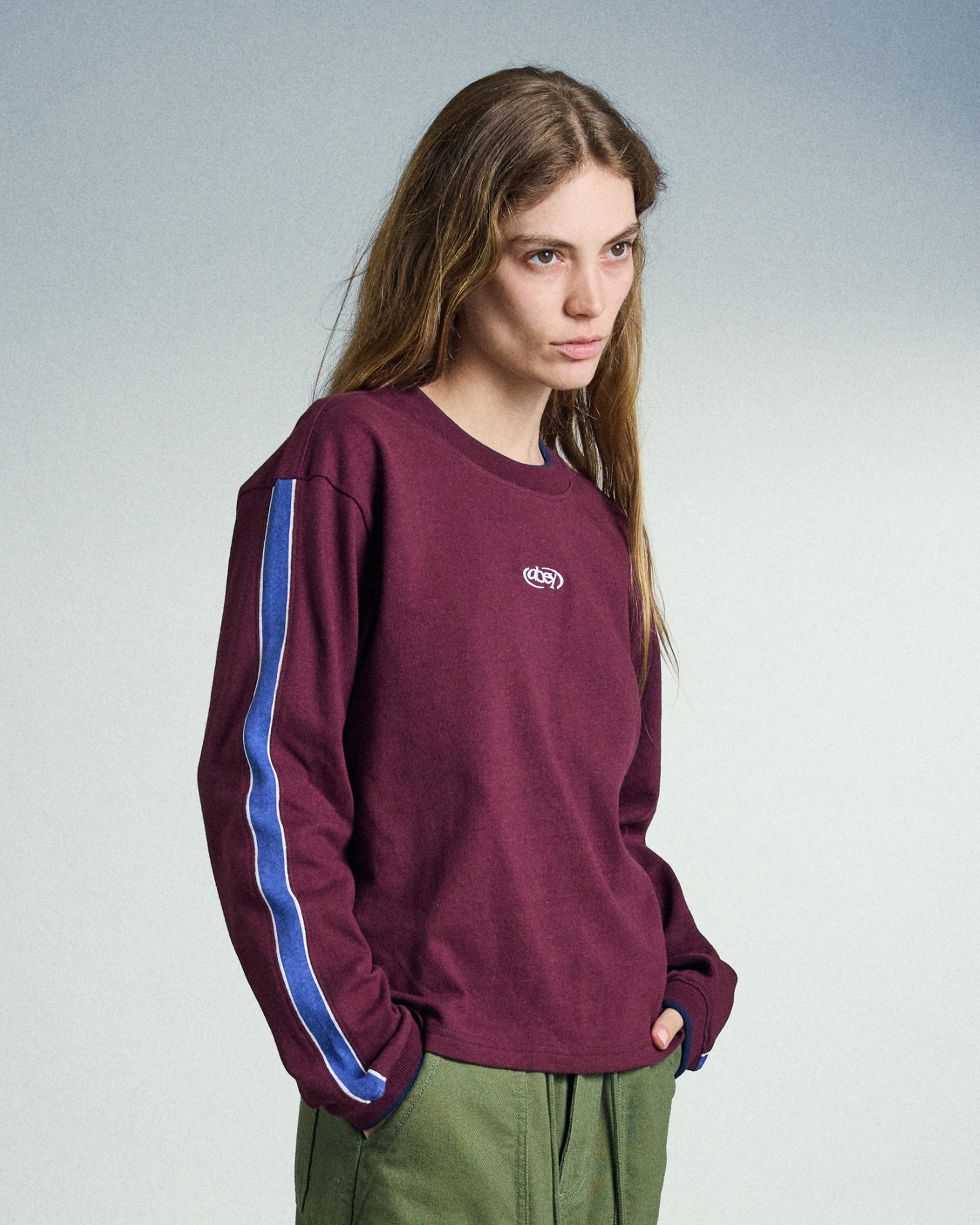 RALLY SLEEVE STRIPE LS TOP (zoomed)