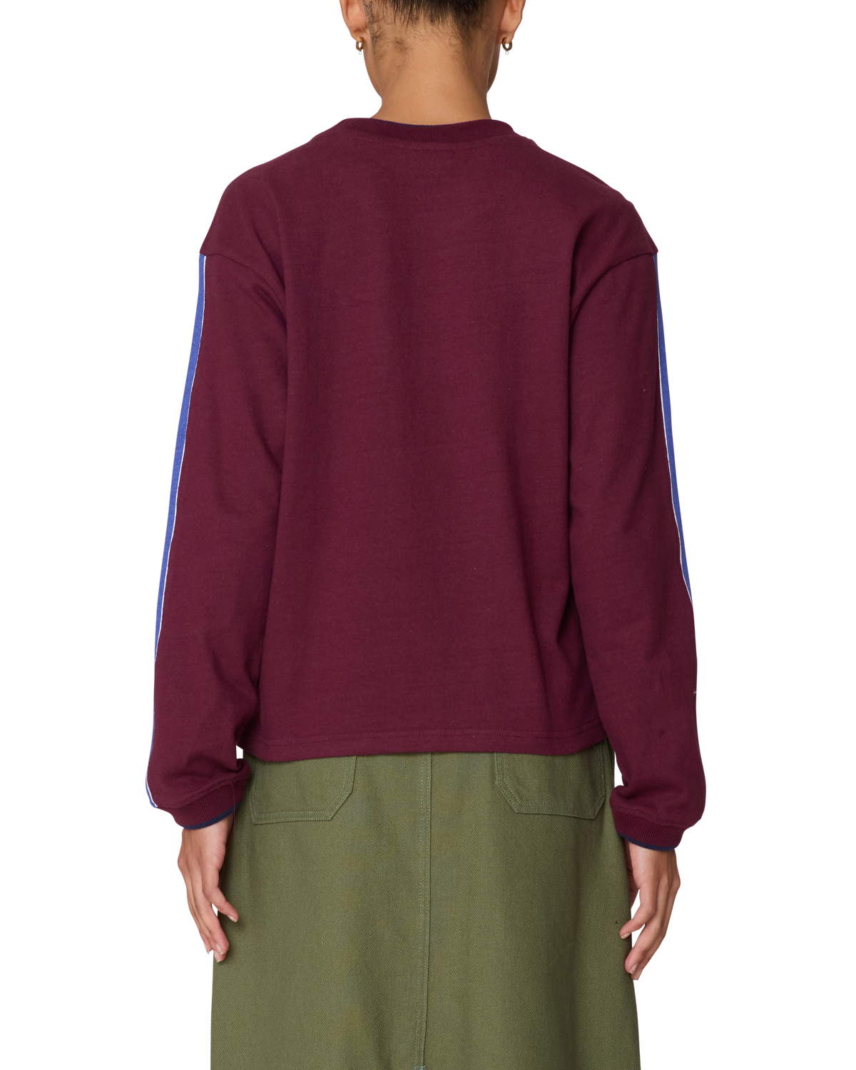 RALLY SLEEVE STRIPE LS TOP