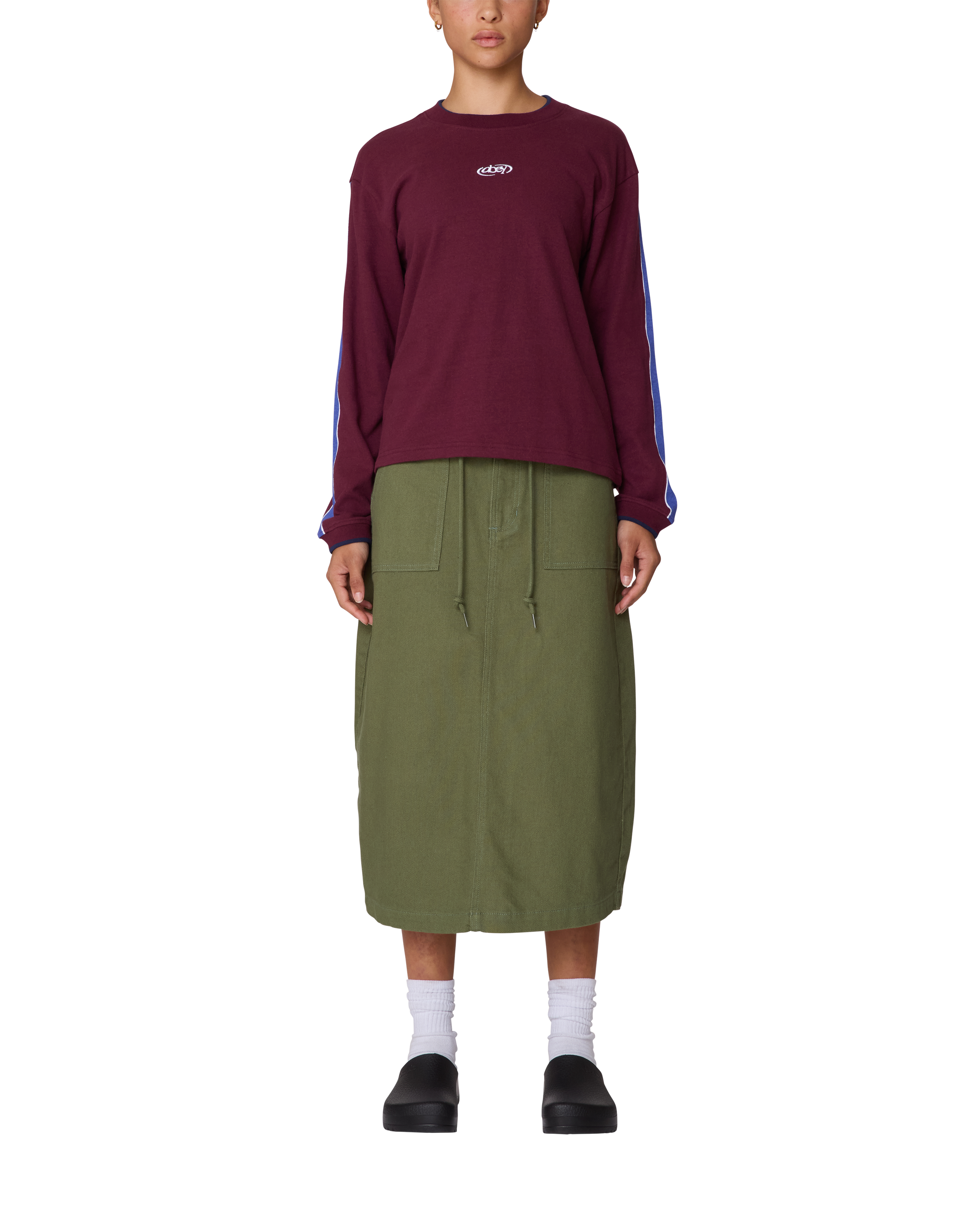 RALLY SLEEVE STRIPE LS TOP (zoomed)