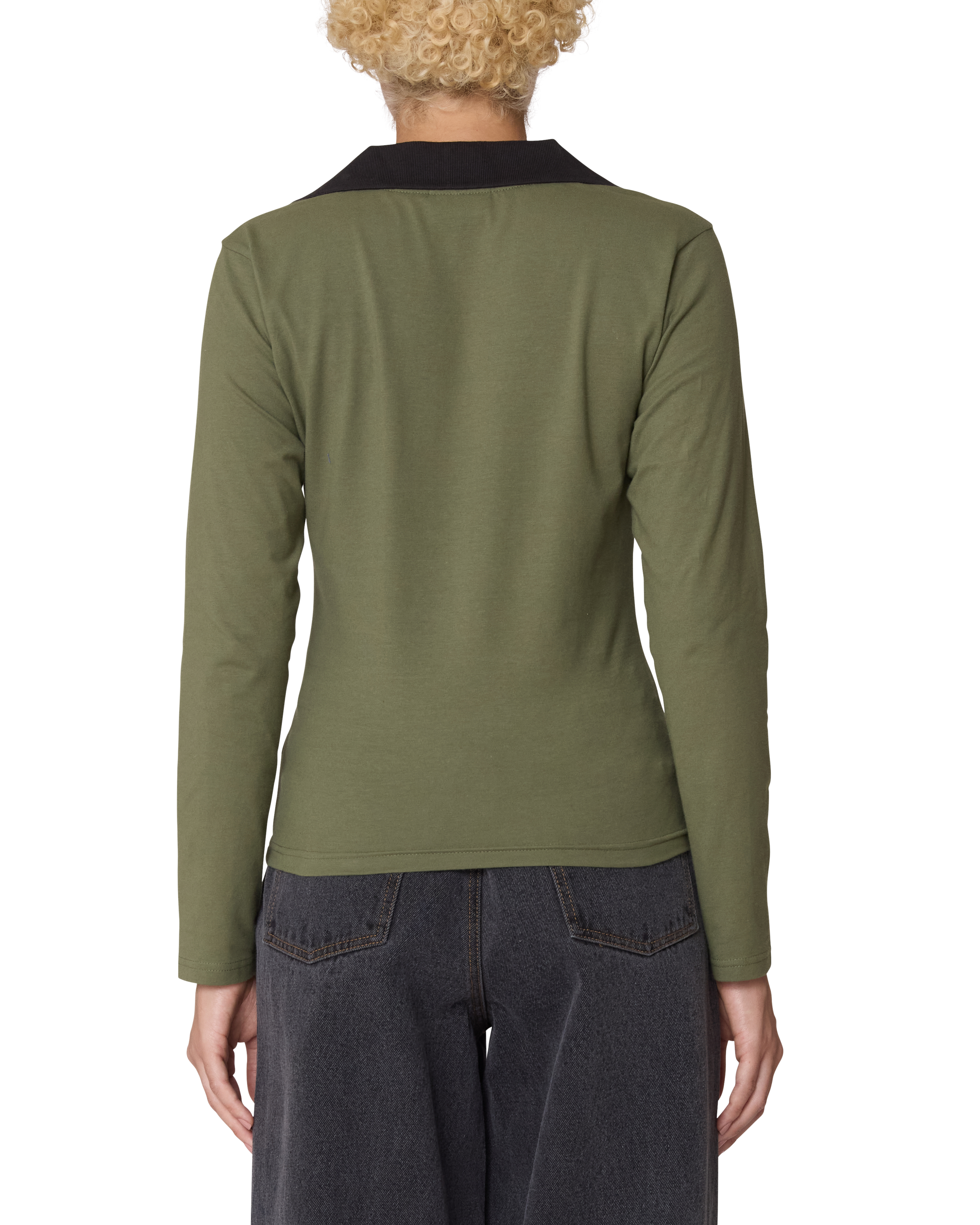 MEDEA COLLARED LS POLO (zoomed)