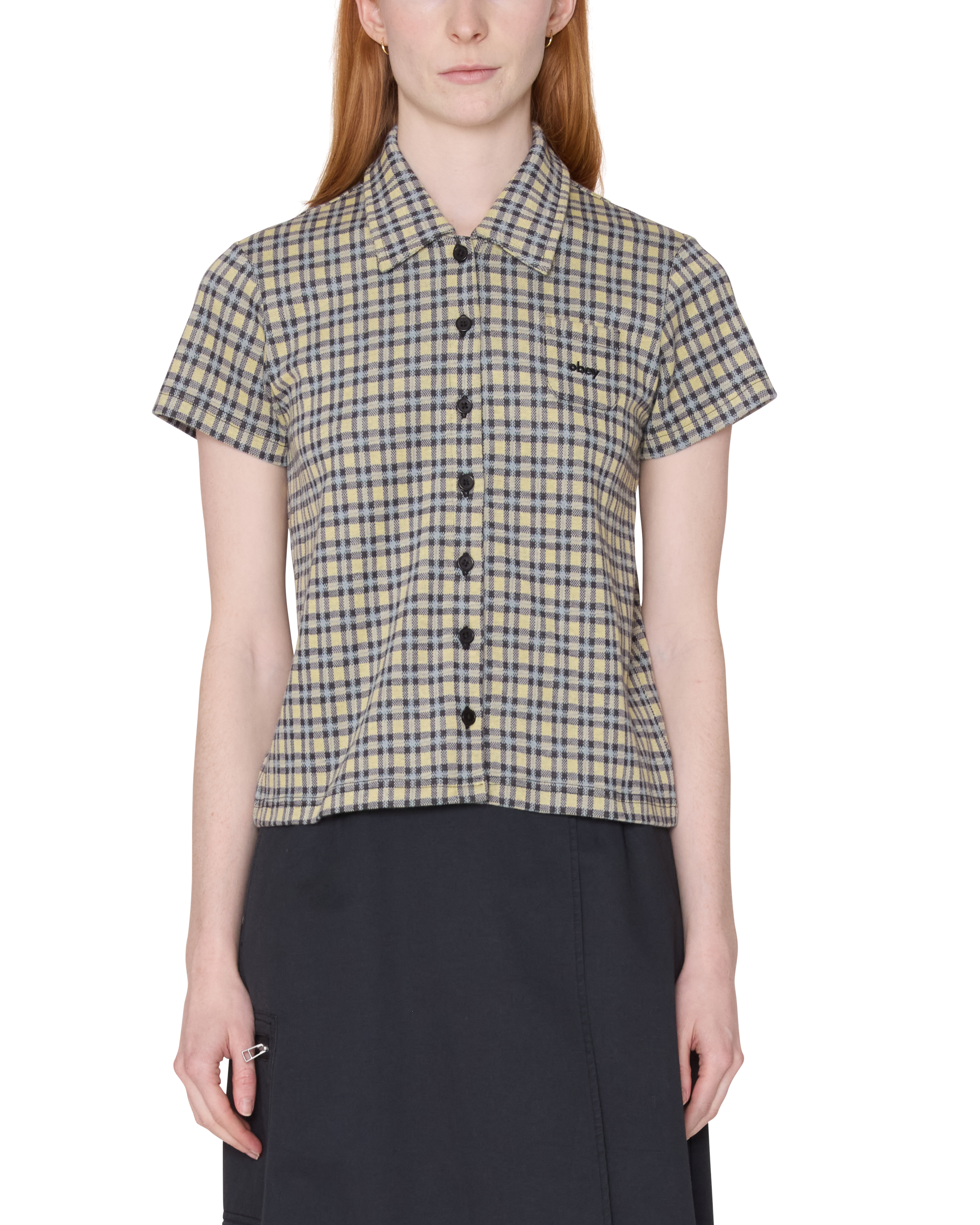 obey-lila-micro-check-polo-yellow-multi (zoomed)