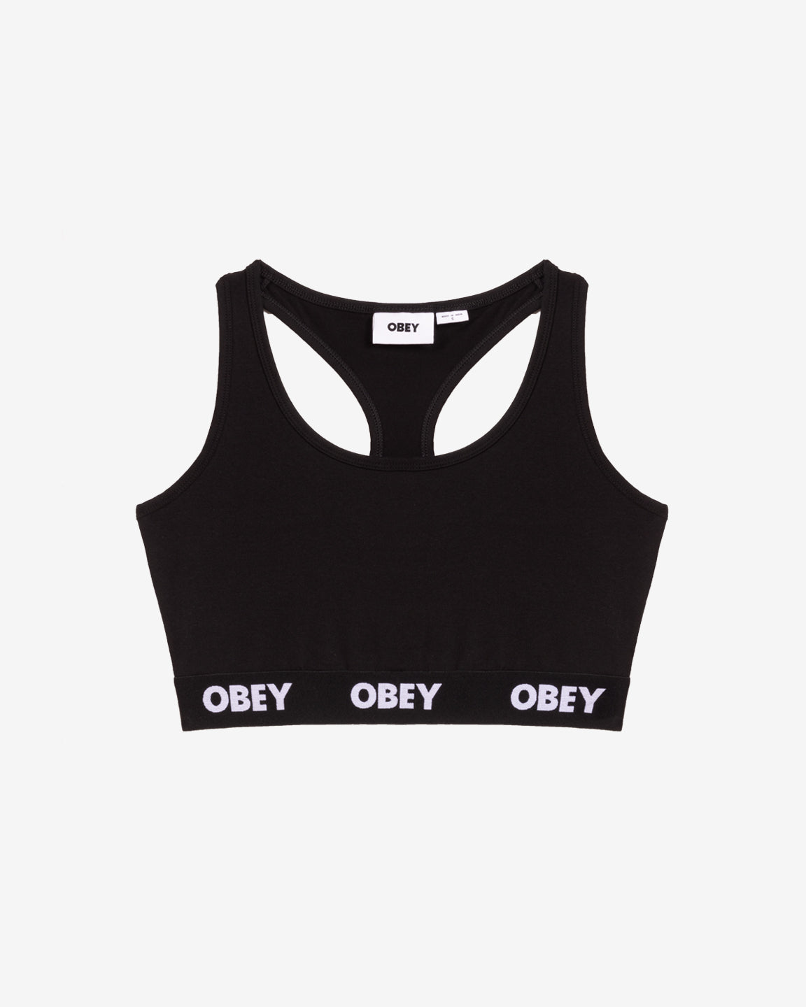 obey bralette 2 pack black