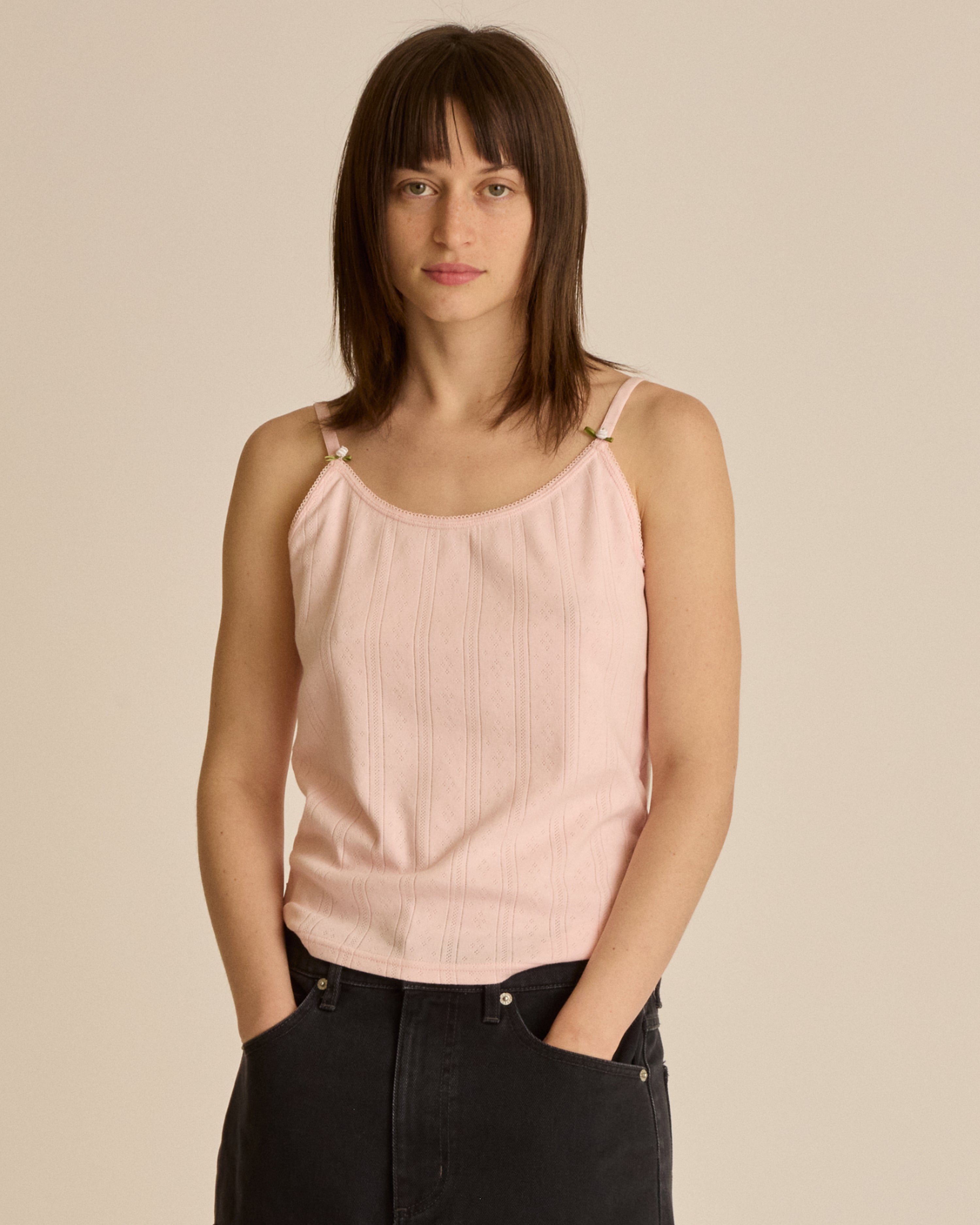 ROSALINE POINTELLE TANK – OBEY CLOTHING