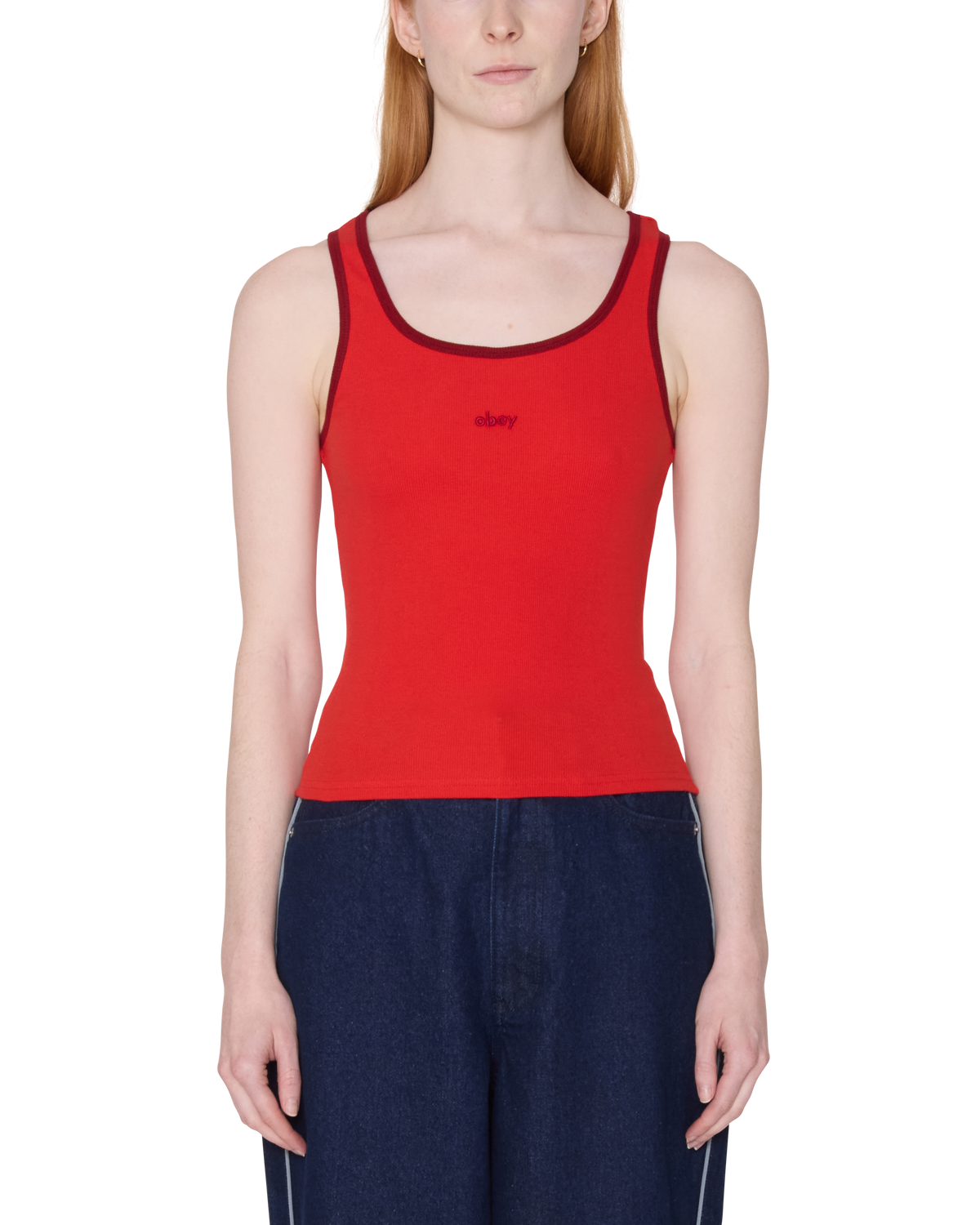 obey-loren-rib-tank-red