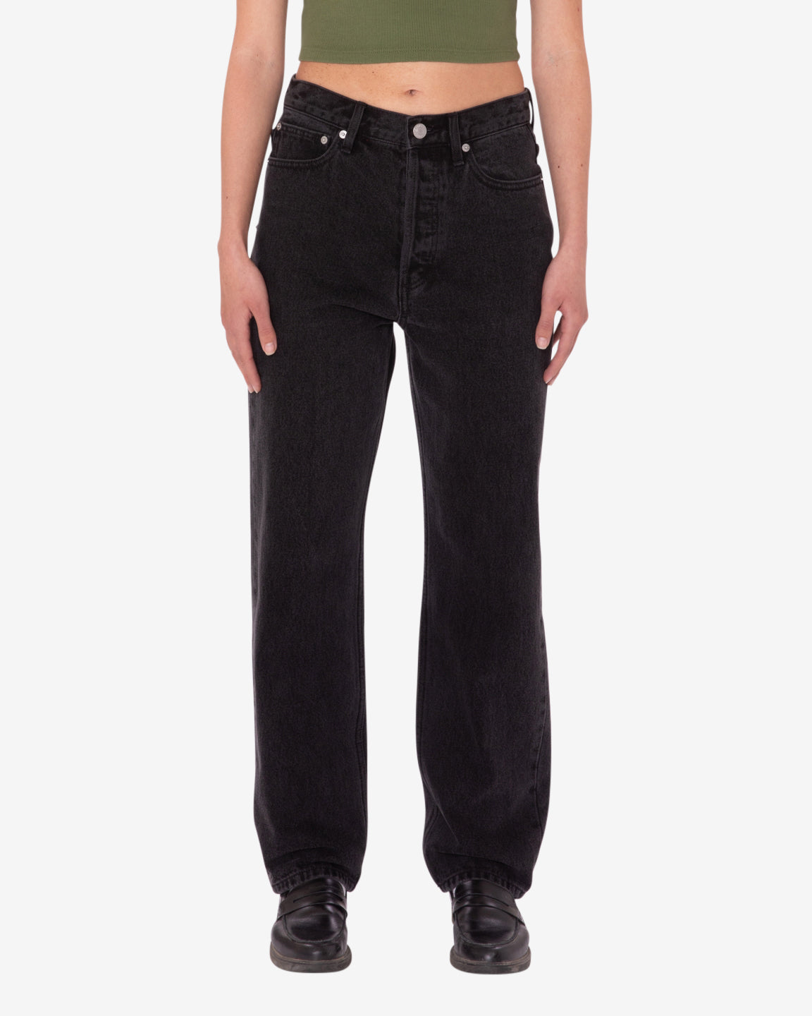 obey sophie denim faded black