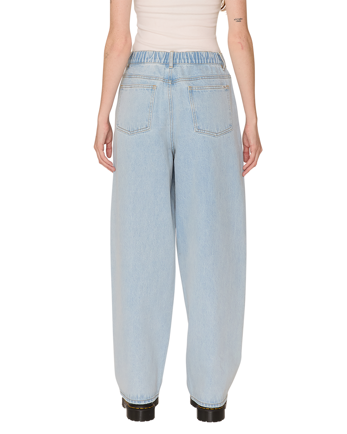 obey leah iii baggy denim lucid