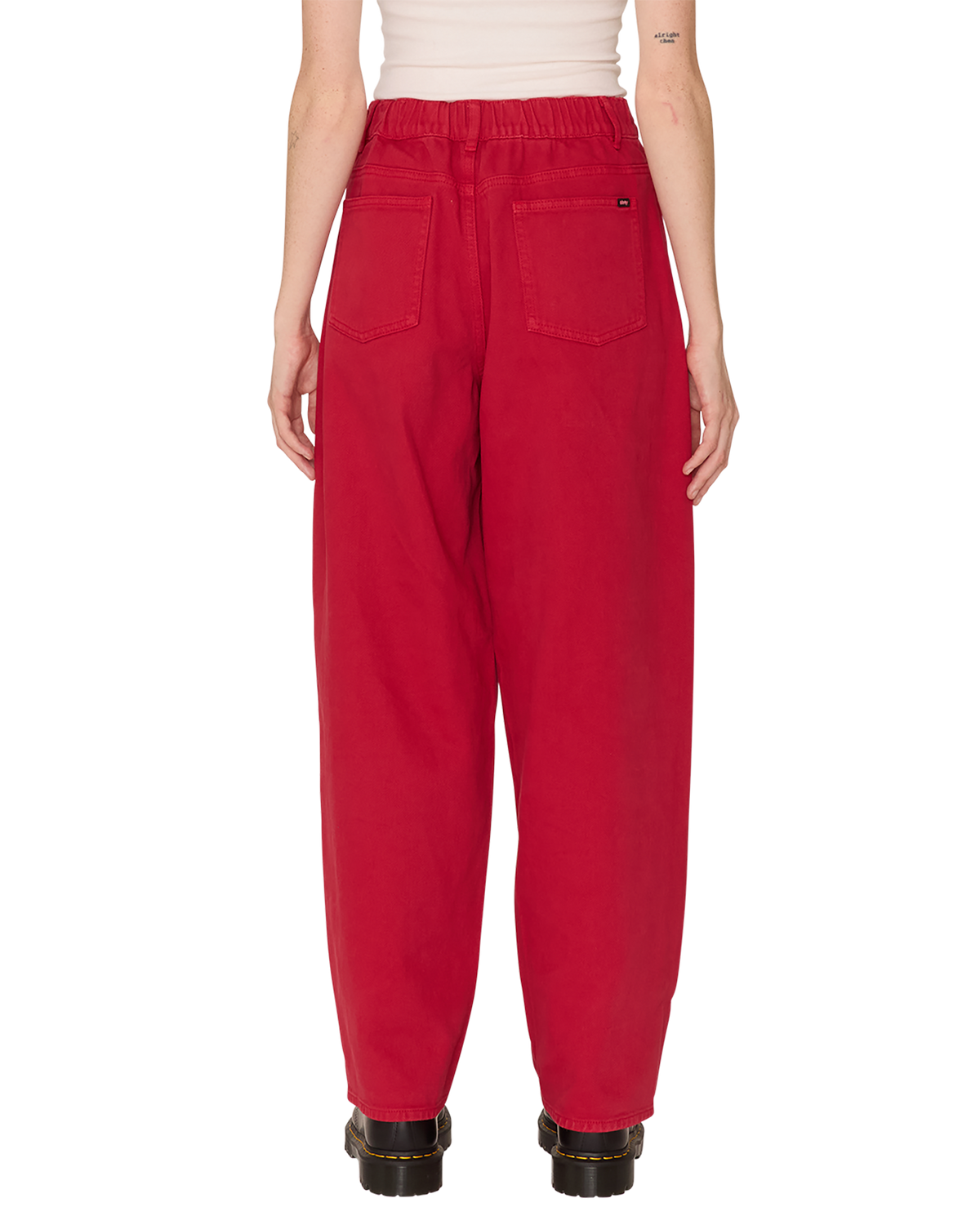 obey leah iii baggy denim pepper