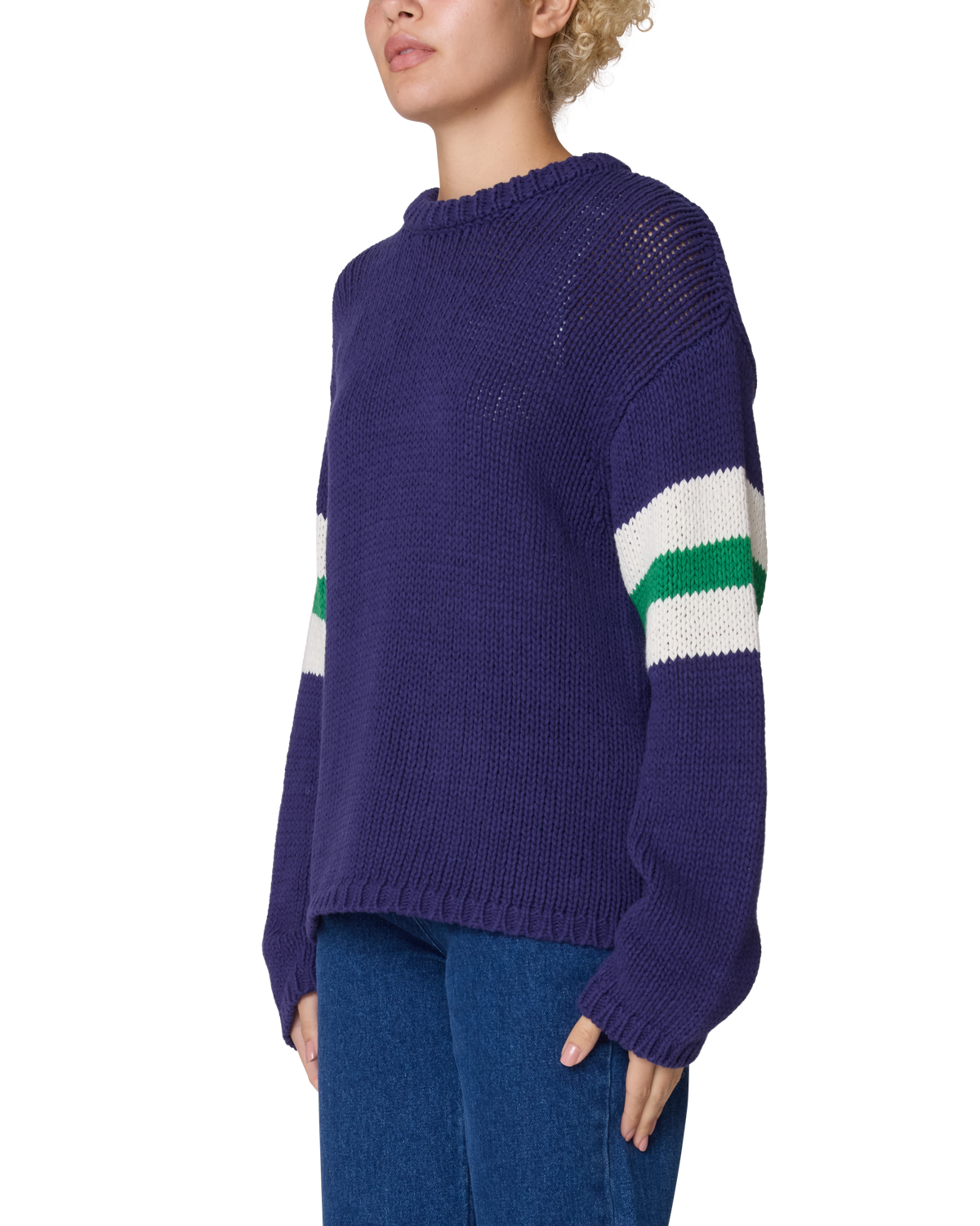 ZONE STRIPE SWEATER