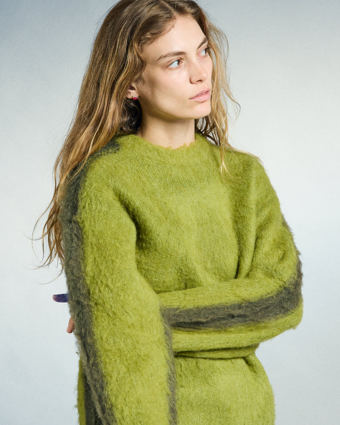 AURA CREW SWEATER - alternate view