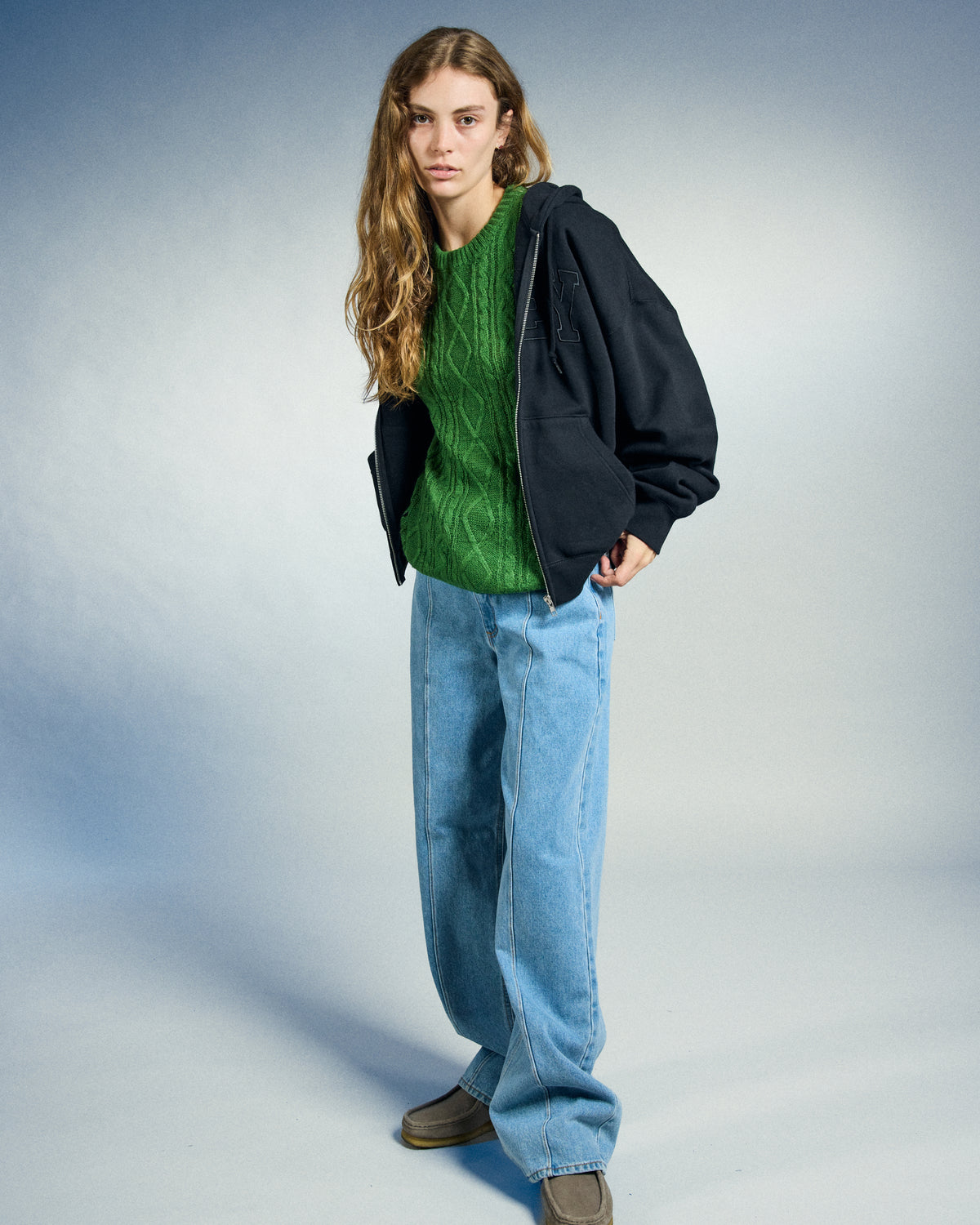 ISABELLA LOOSE CABLE SWEATER