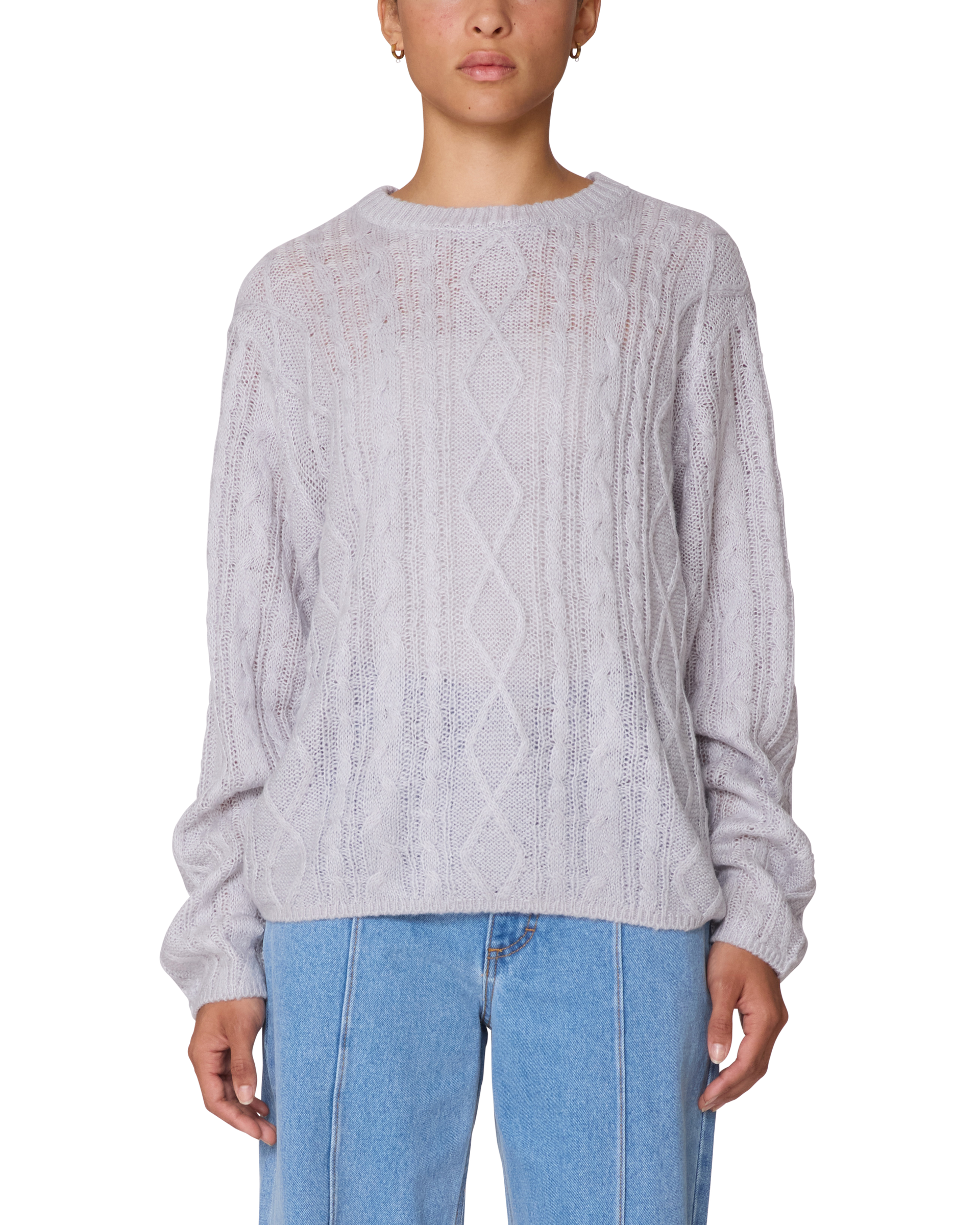 ISABELLA LOOSE CABLE SWEATER – OBEY CLOTHING ISABELLA LOOSE CABLE SWEATER – OBEY CLOTHING