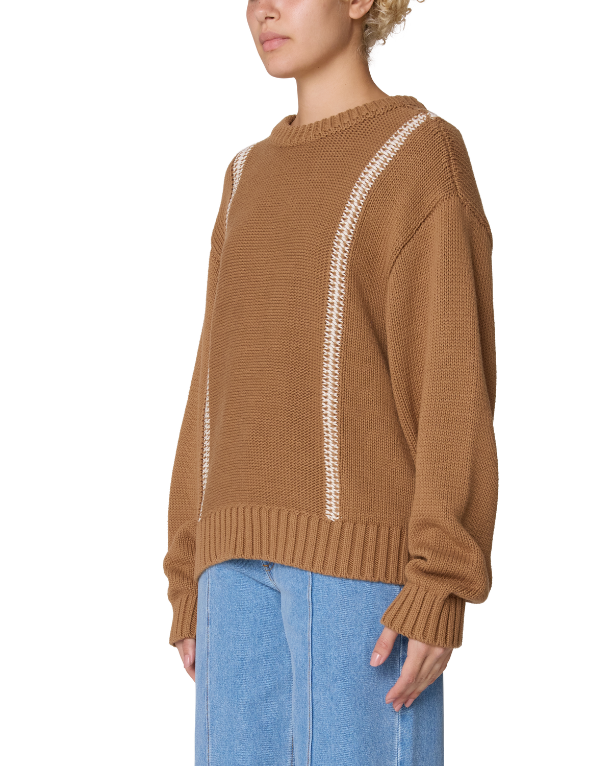 MEND STITCH CREW SWEATER