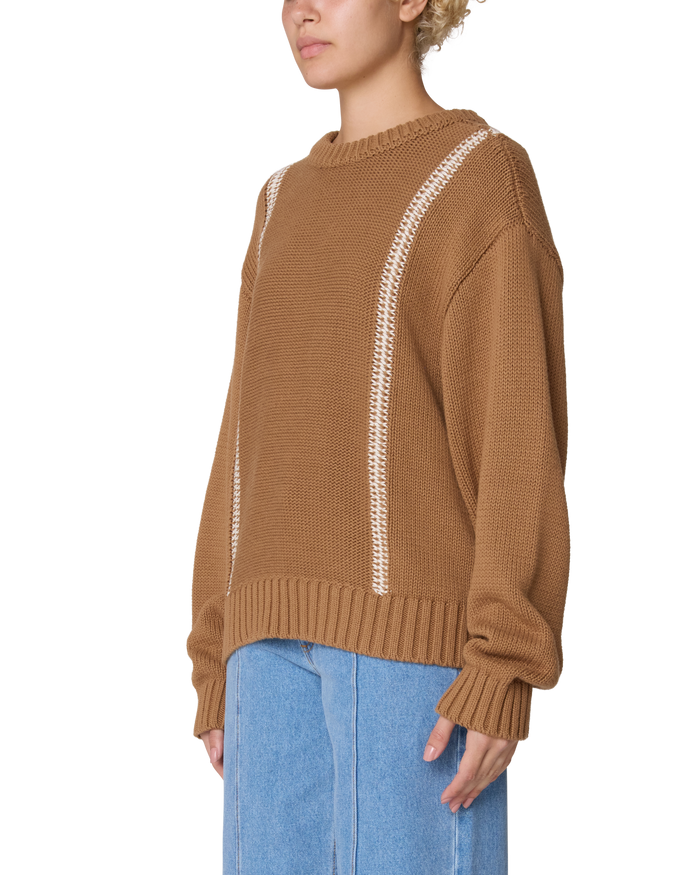 MEND STITCH CREW SWEATER - alternate view