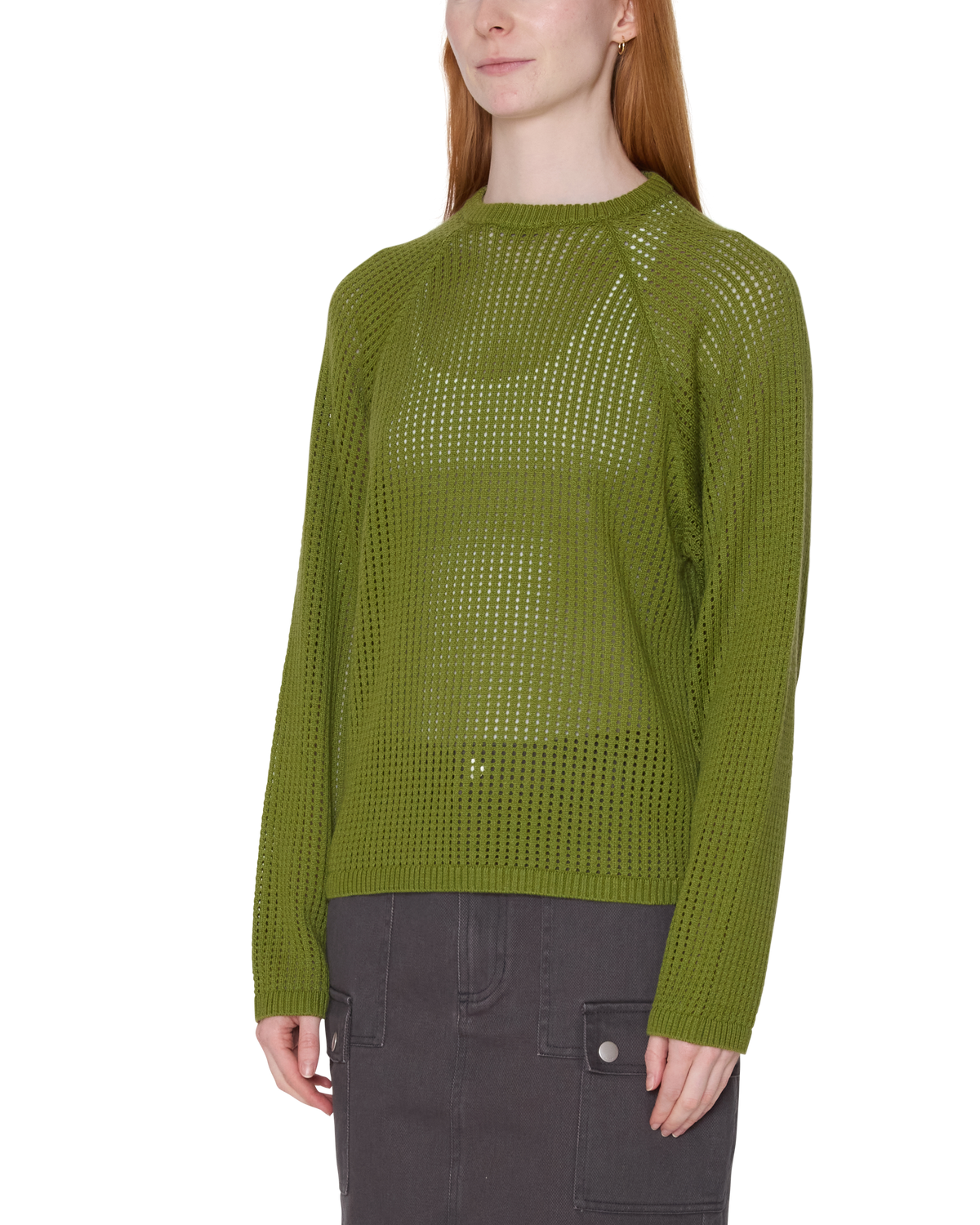 obey-talia-open-knit-raglan-pesto