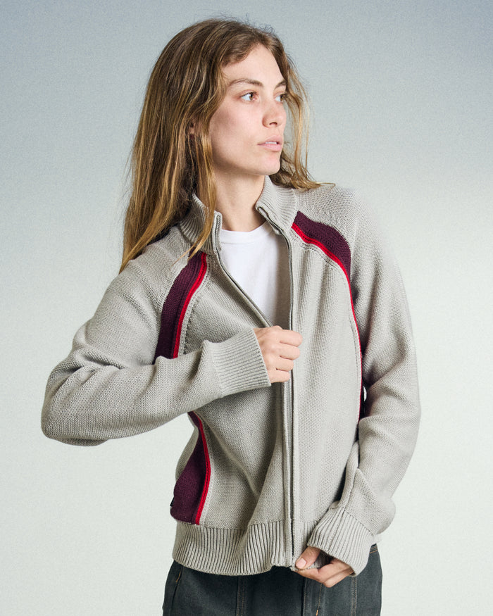 LIZZIE ZIP MOCK SWEATER - alternate view