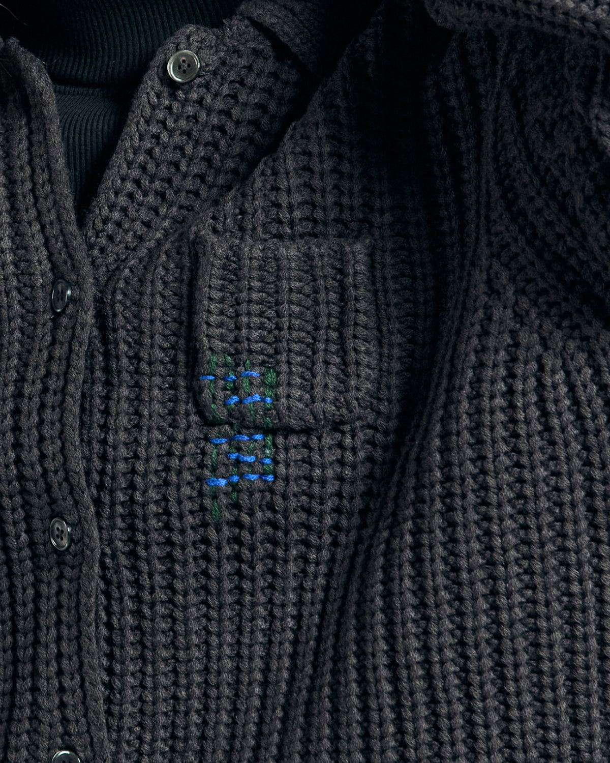 JULIAN BUTTON DOWN SWEATER