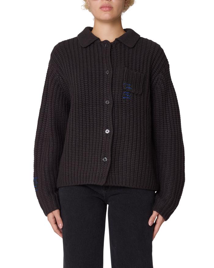 JULIAN BUTTON DOWN SWEATER