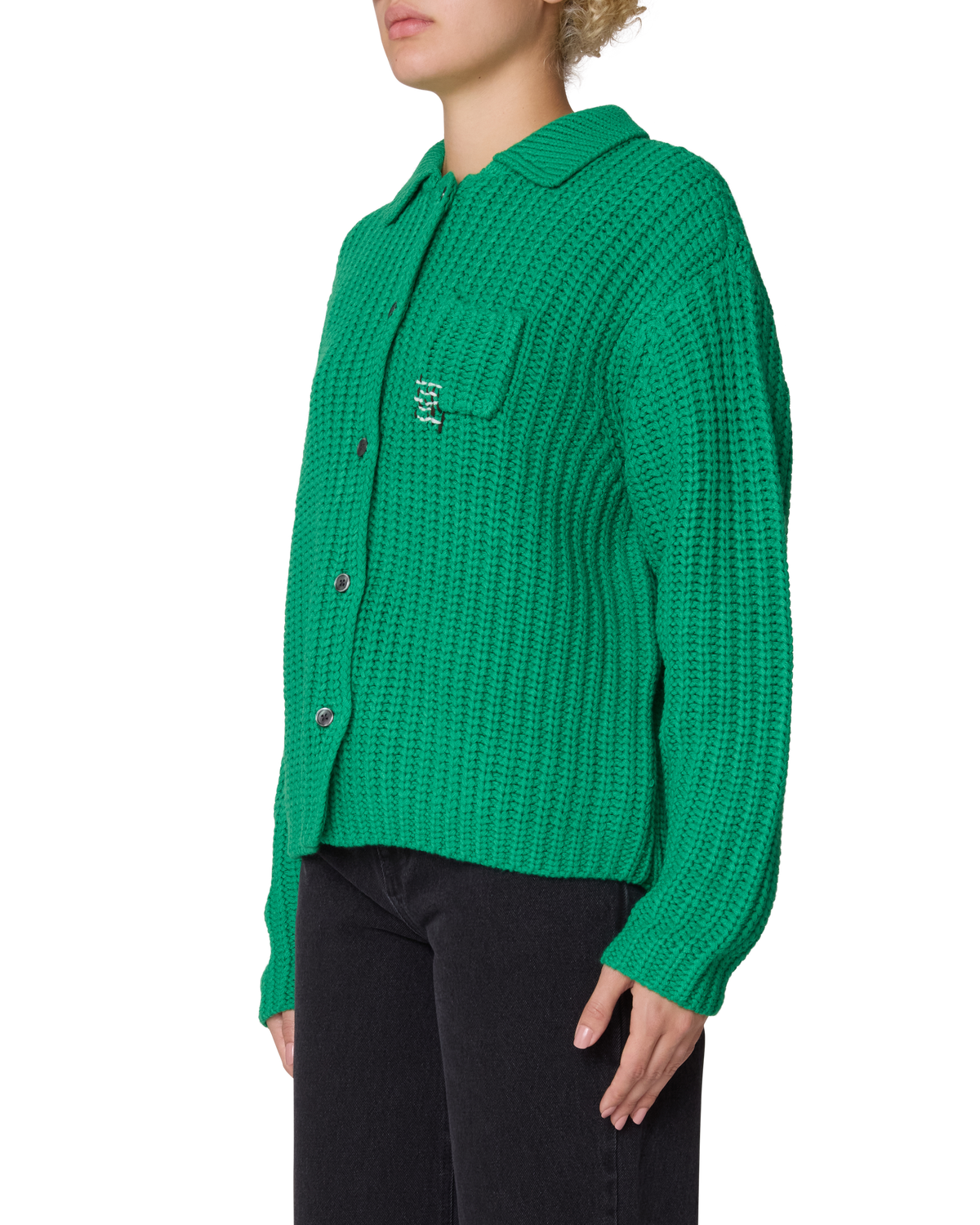 JULIAN BUTTON DOWN SWEATER