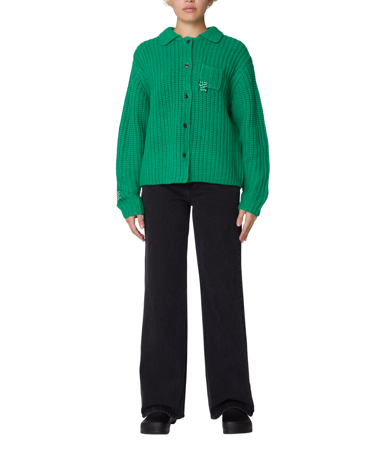 JULIAN BUTTON DOWN SWEATER