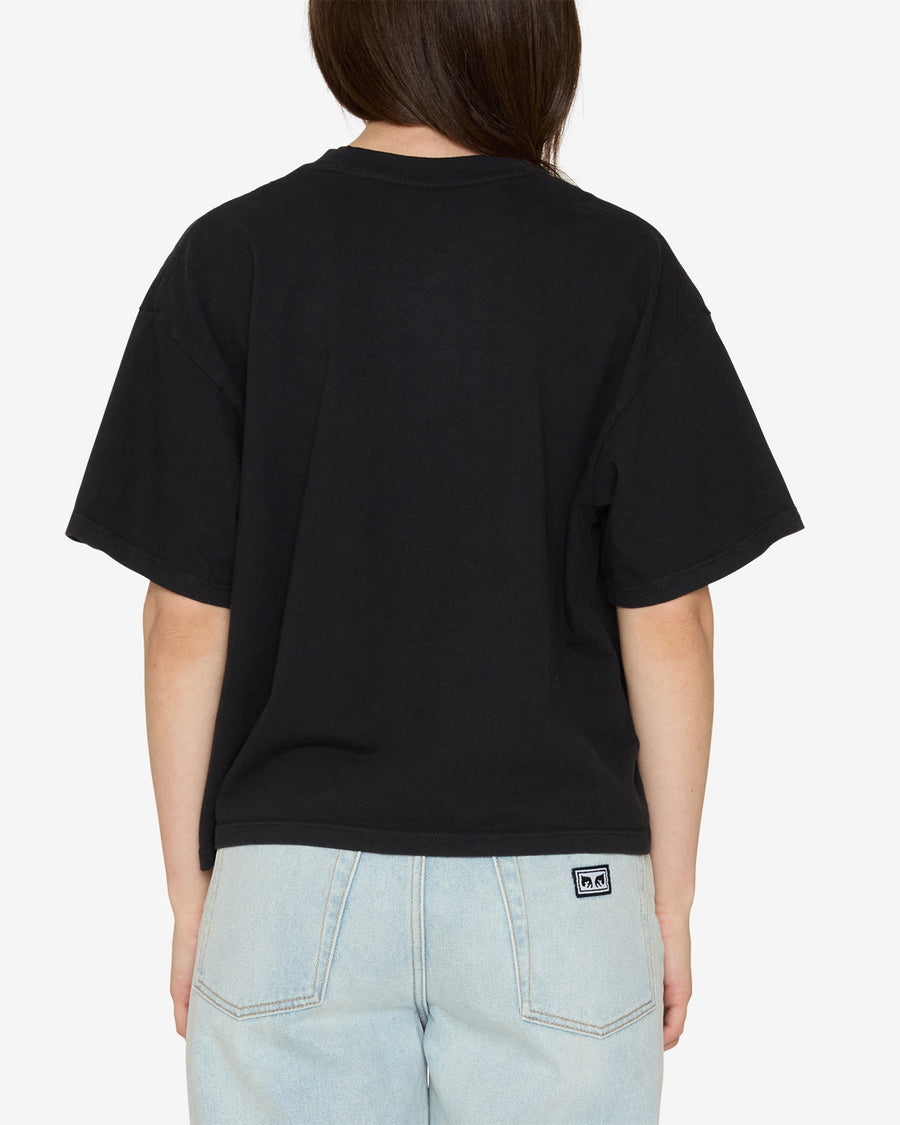 obey collegiate obey raegan t shirt black