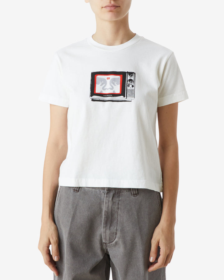 OBEY TV KAYLIN T-SHIRT WHITE