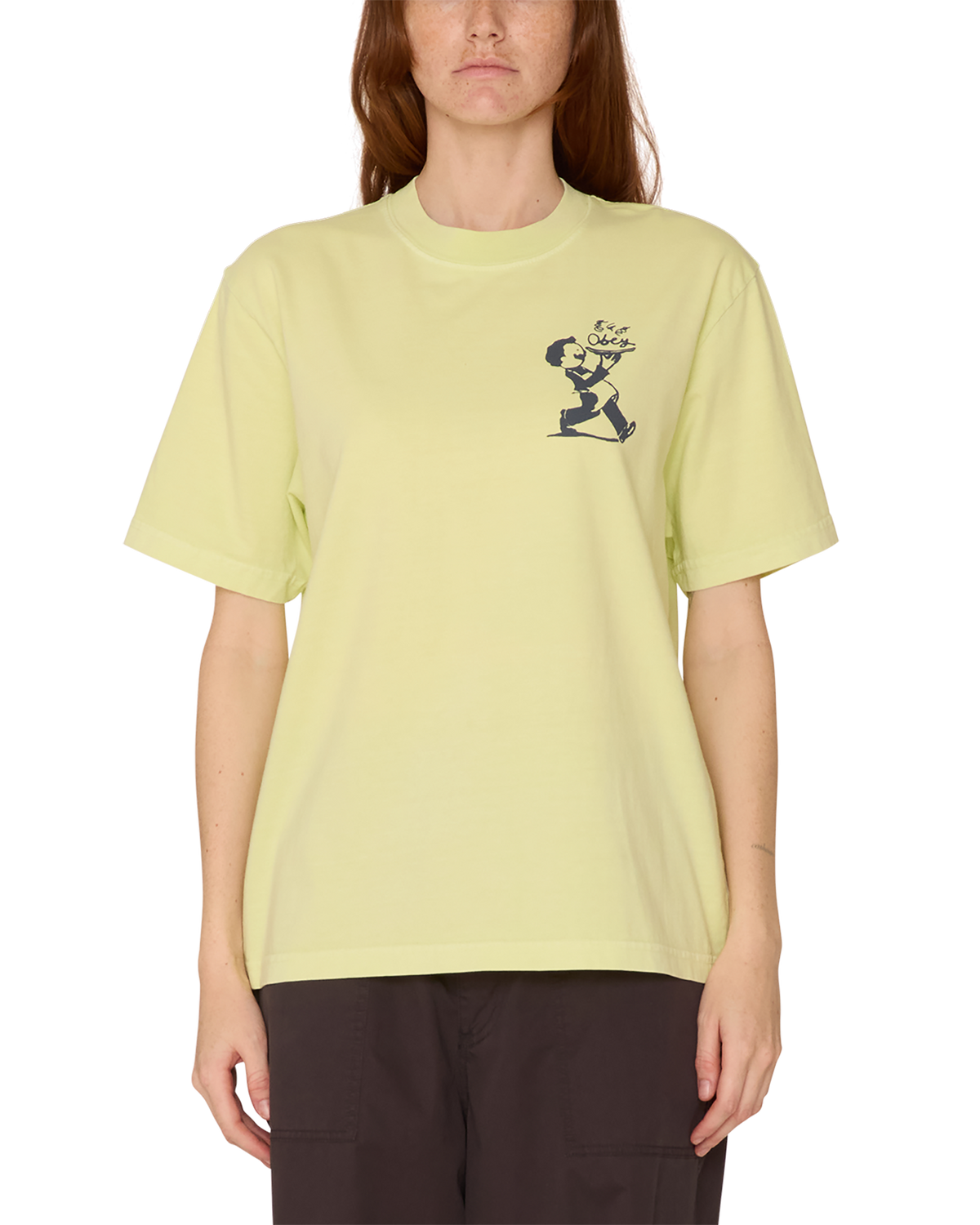 FRESH HOT OBEY MAXINE PIGMENT T-SHIRT