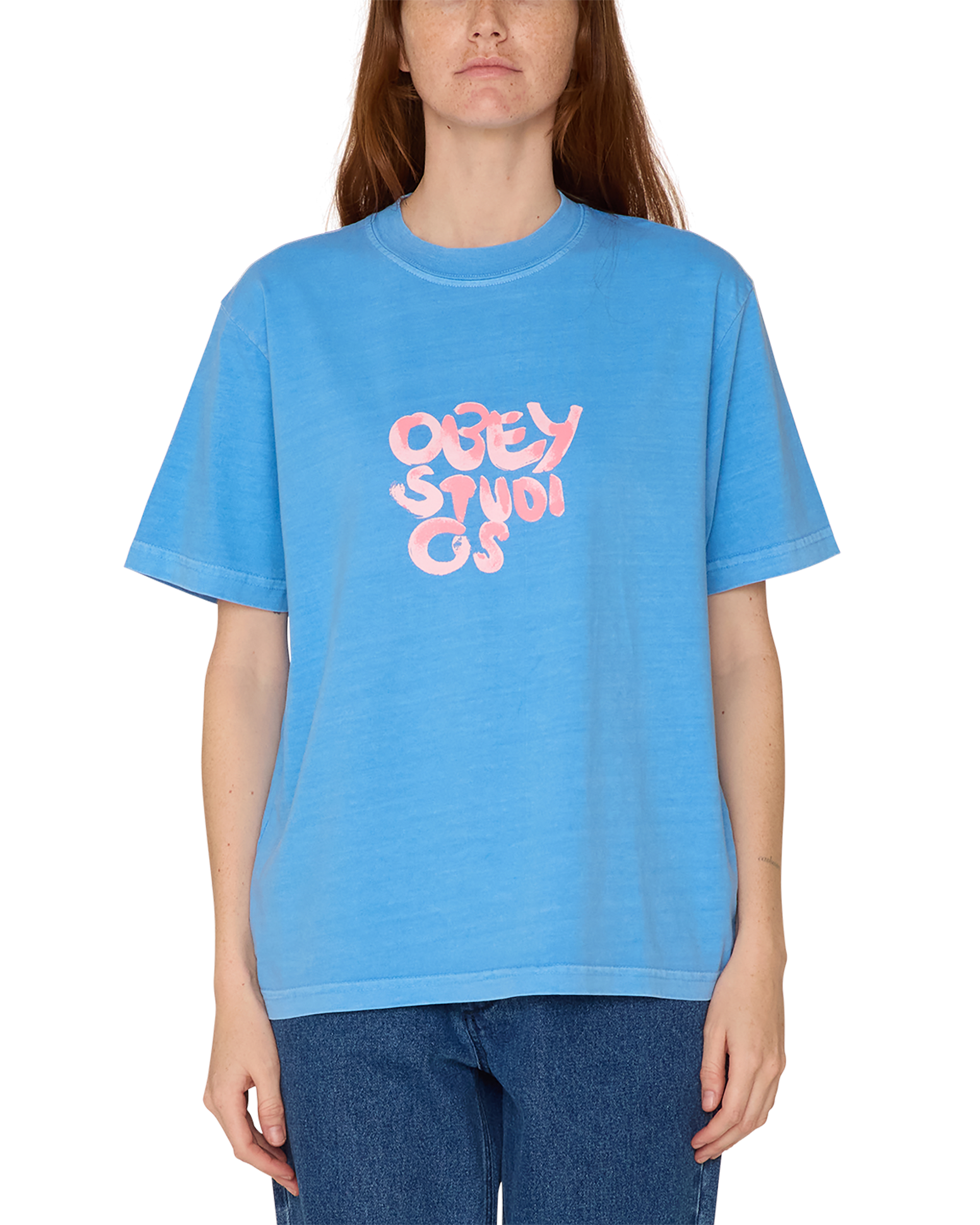 Straight Up Tour Tee 青　mmm Next Level Apparel Adult CVC Sueded Tee | Product | SanMar