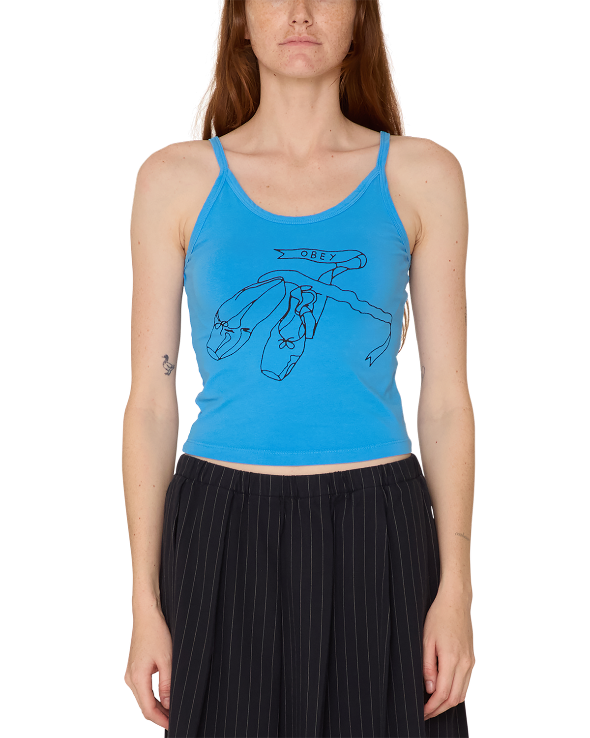 obey ballet bryn tank azure blue