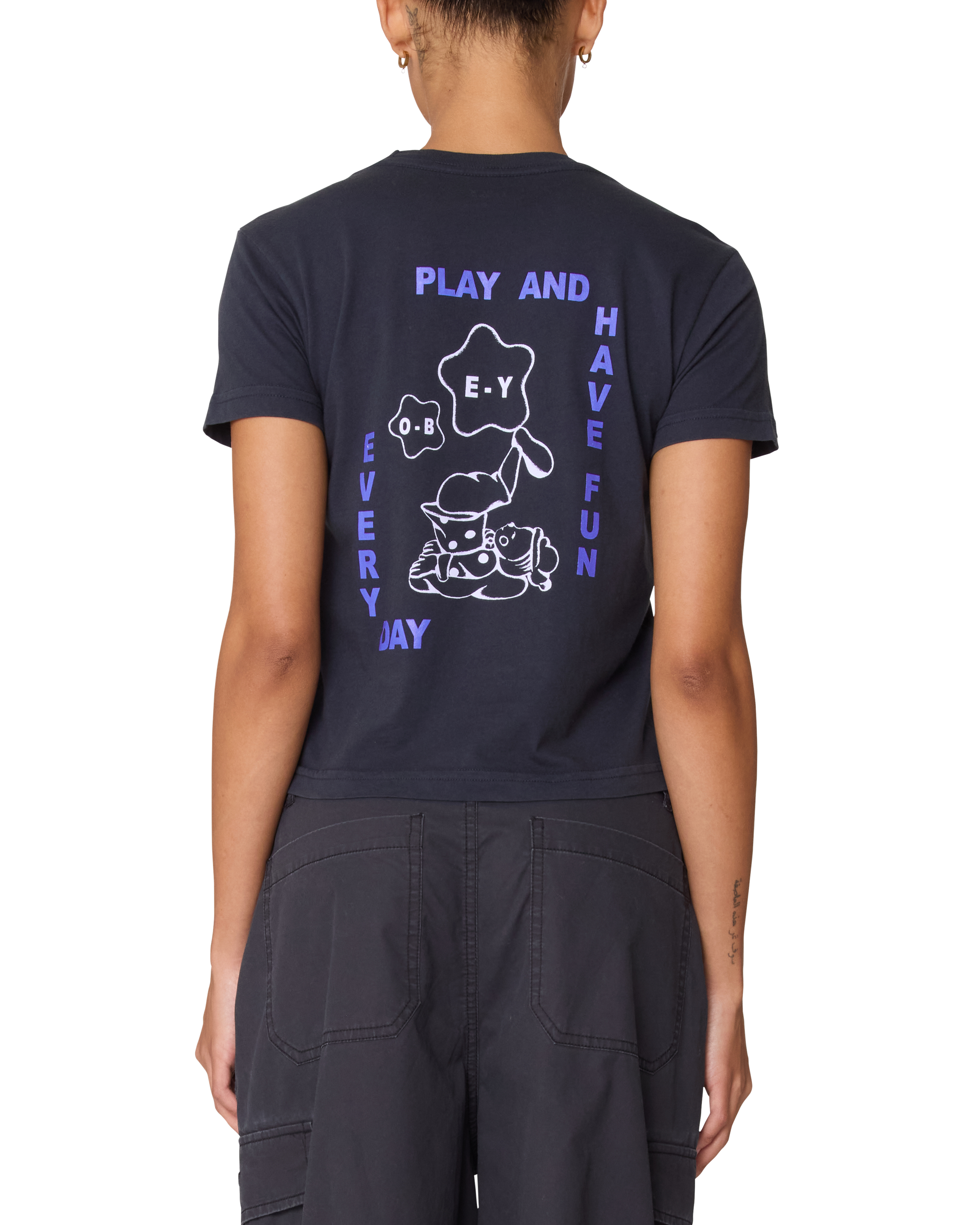 PLAY & HAVE FUN EVERY DAY KAIA T-SHIRT (zoomed)