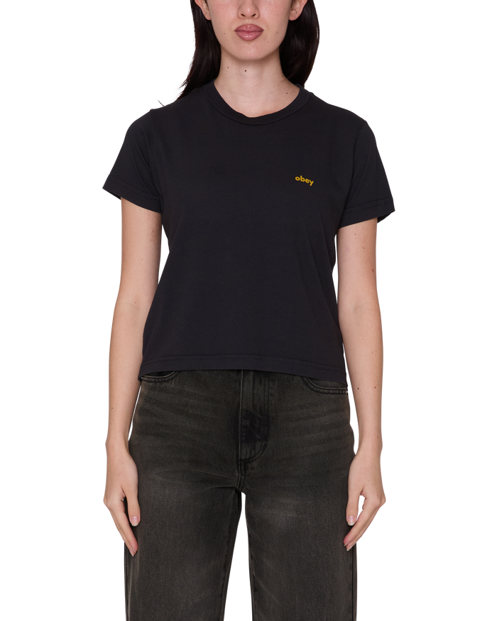 obey-sound-and-vision-kaia-t-shirt-digital-black - alternate view