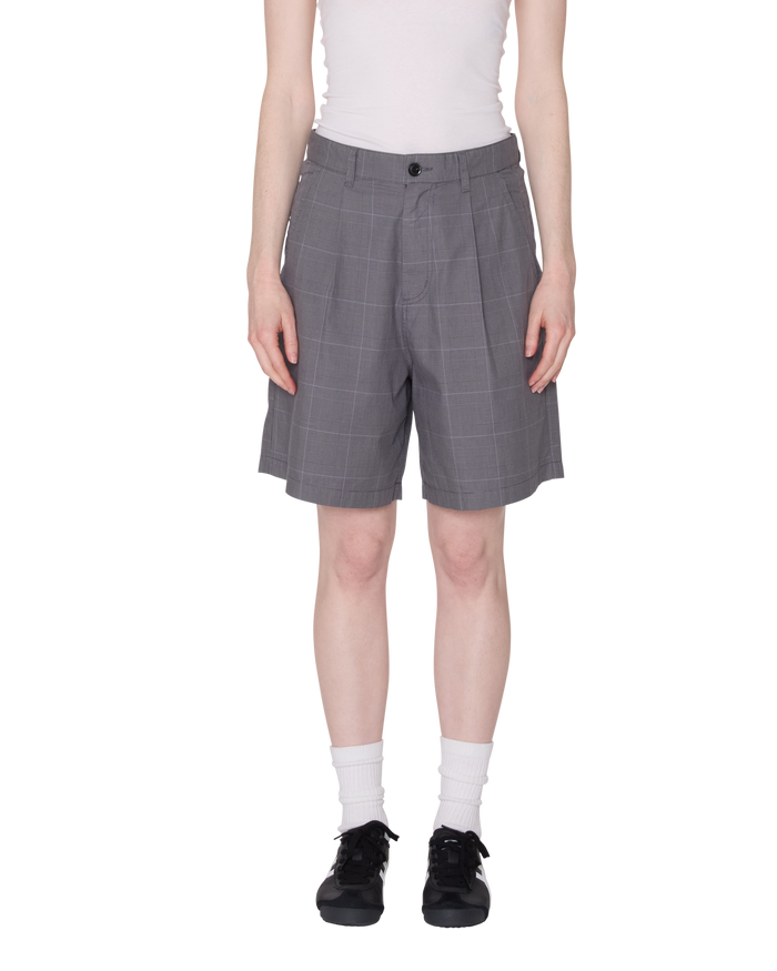 obey-olivia-plaid-short-grey-plaid