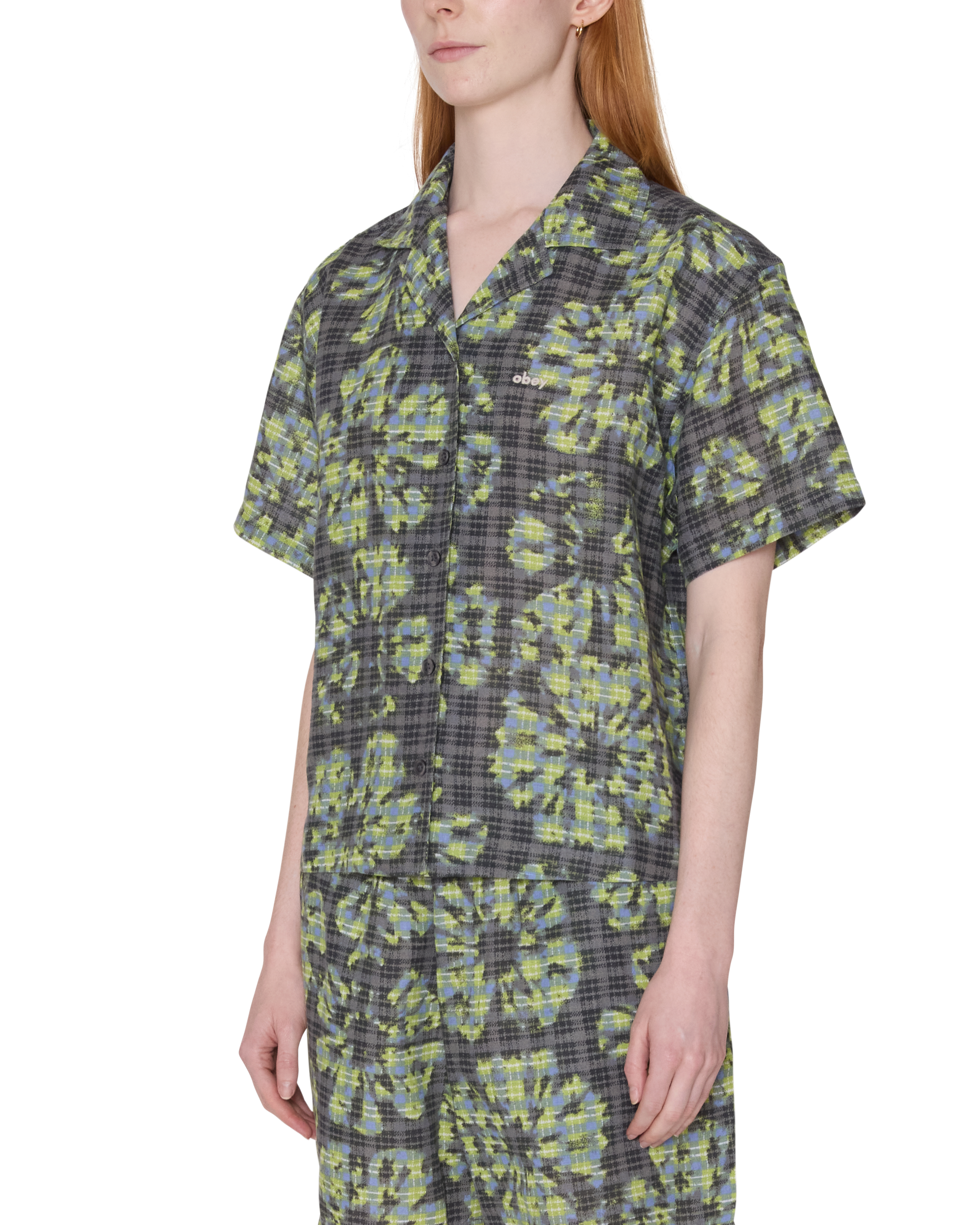 obey-odi-plaid-ss-shirt-charcoal-multi (zoomed)