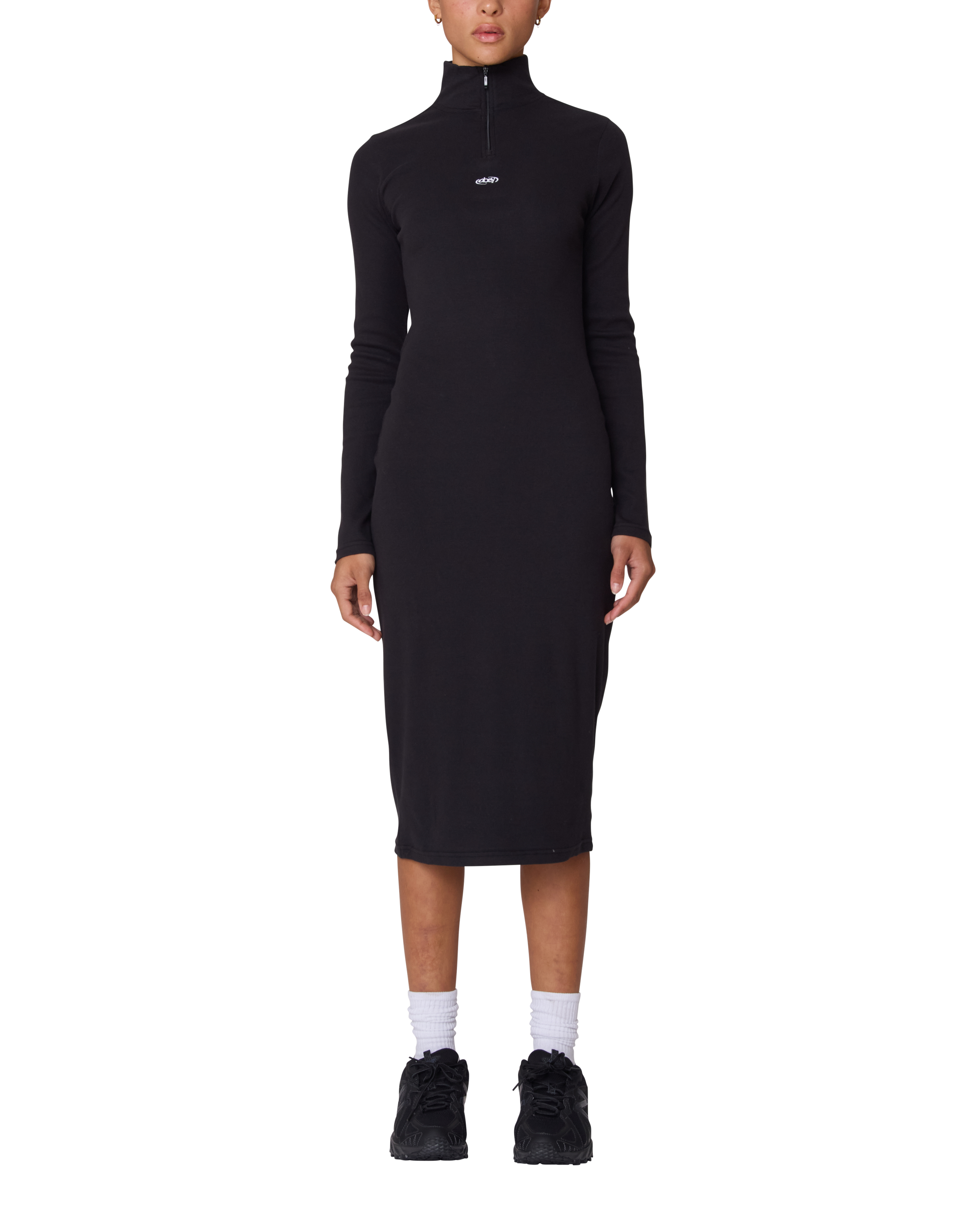 MALINA MOCK NECK DRESS (zoomed)