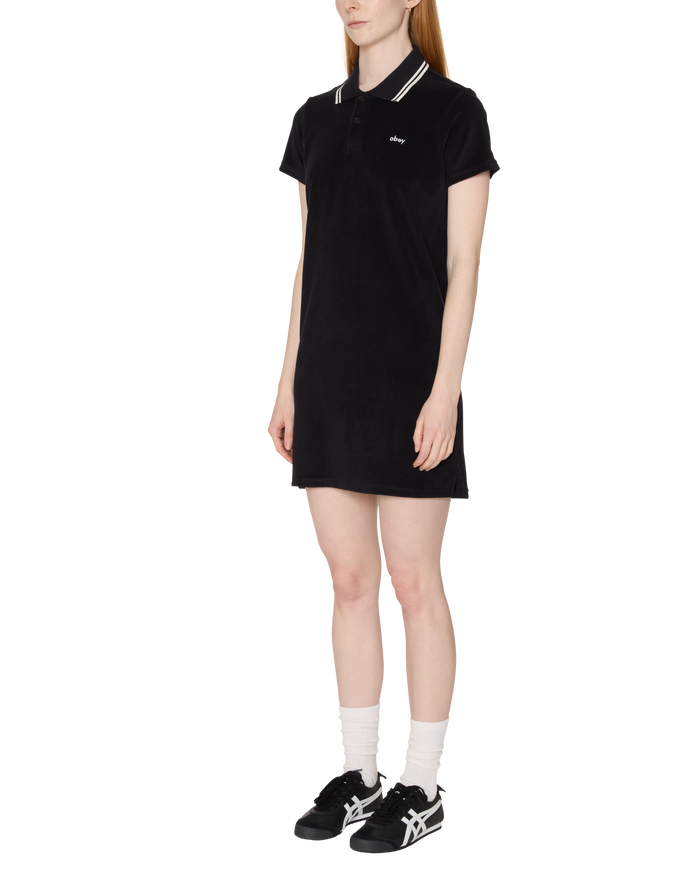 obey-lucia-polo-dress-digital-black - alternate view