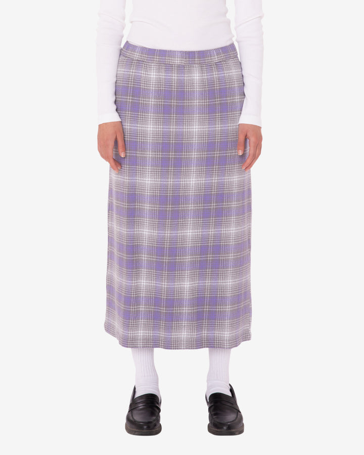 BELMONT PLAID SKIRT ASTER PURPLE