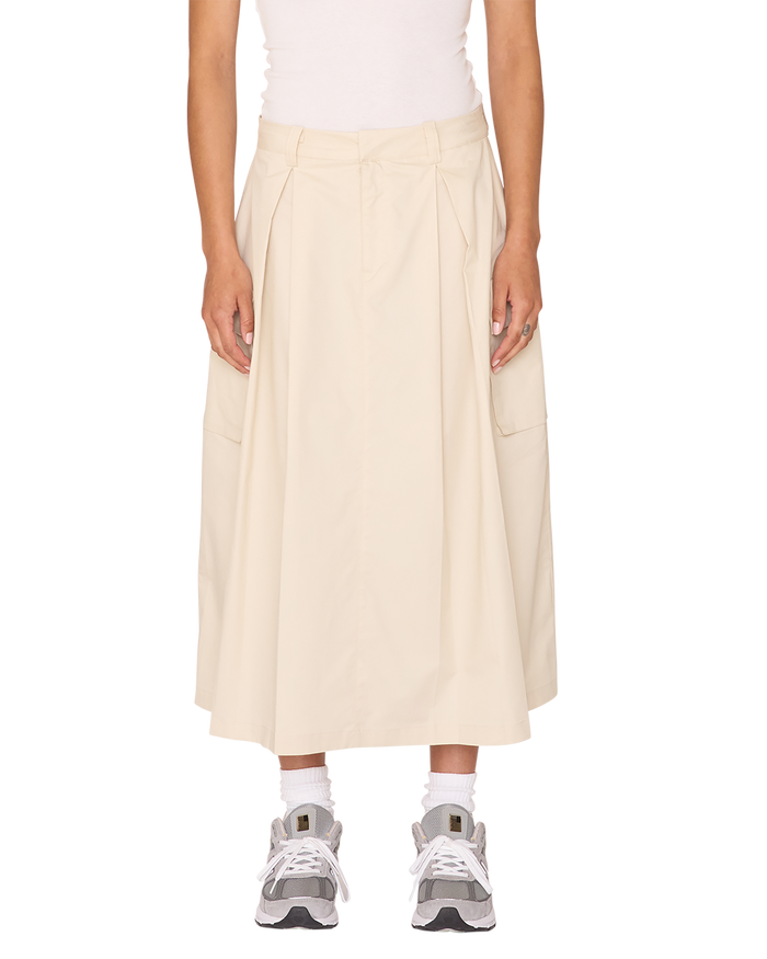 obey surface cargo skirt silver birch