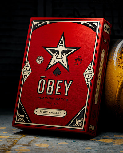 OBEY X THEORY11 PLAYING CARDS