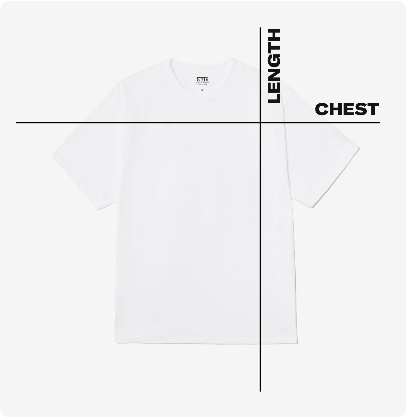 WARNING SIGN CLASSIC T-SHIRT – OBEY CLOTHING