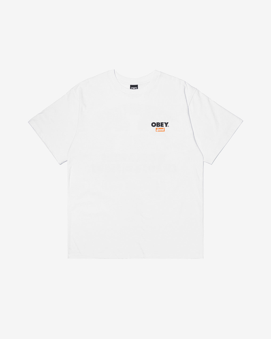 WORLDWIDE SEOUL CUSTOM T-SHIRT WHITE / ORANGE