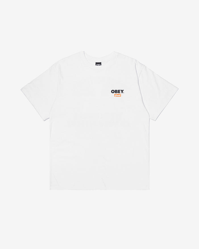 WORLDWIDE SEOUL CUSTOM T-SHIRT WHITE / ORANGE