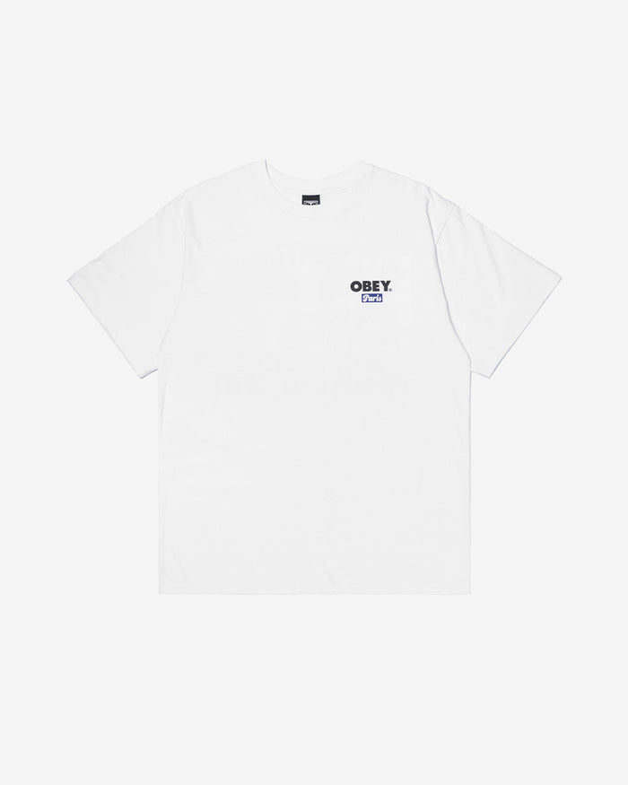 WORLDWIDE PARIS CUSTOM T-SHIRT WHITE / BLUE