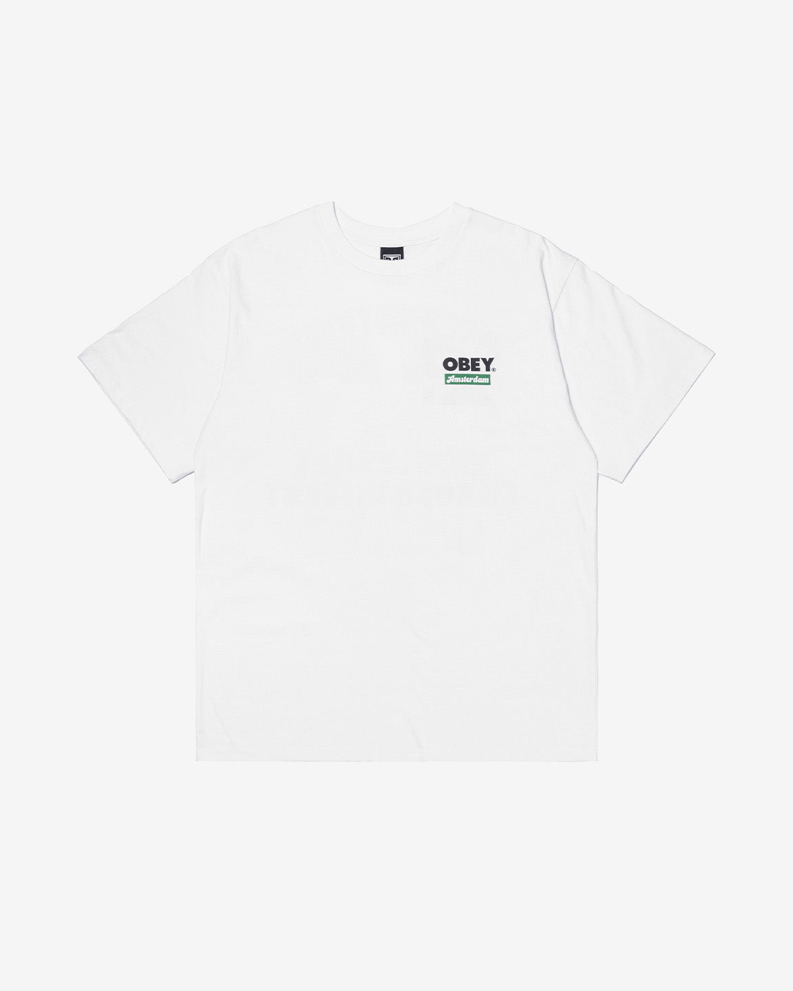 WORLDWIDE AMSTERDAM CUSTOM T-SHIRT WHITE / GREEN