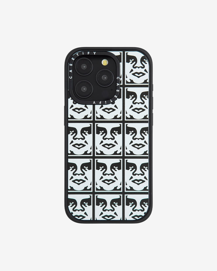 ICON FACE TILE IMPACT CASE MATTE BLACK