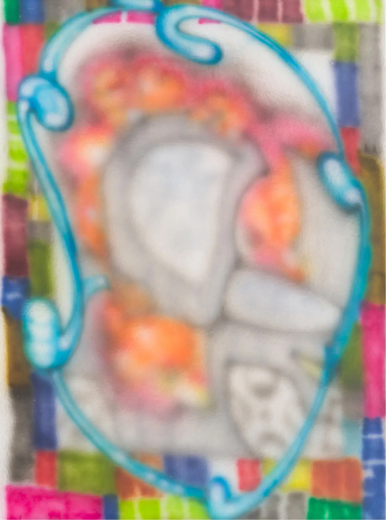 Lambo artwork, colorful