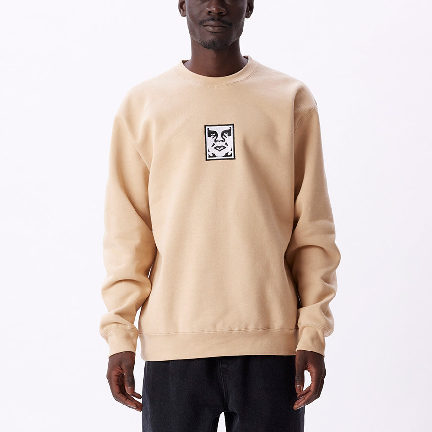 Obey Eco Echo Jacquard Crew Neck Sweatshirt